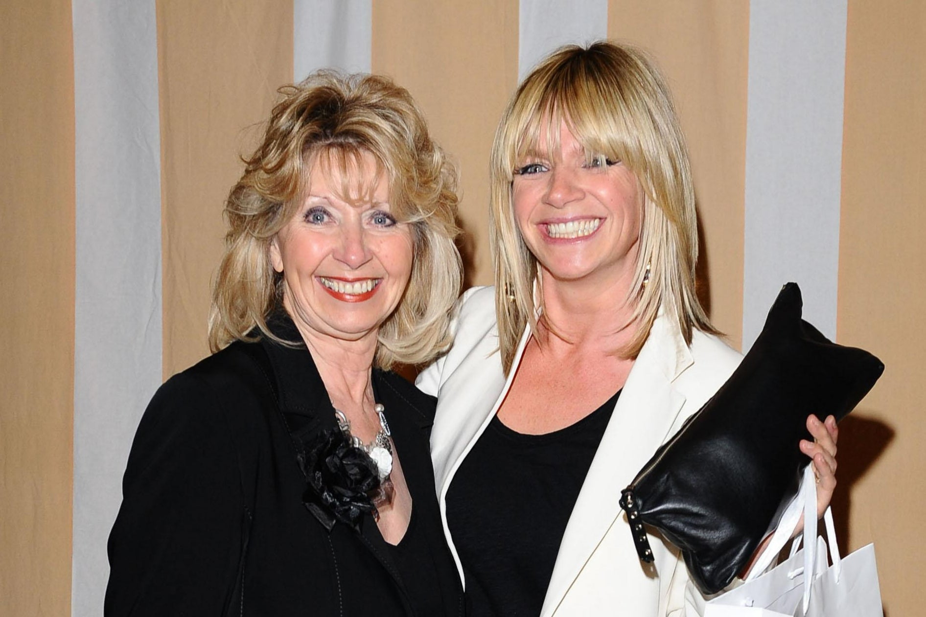 Zoe Ball and her mother Julia in 2010