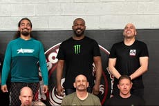 Jon Jones back in training as return from injury edges closer