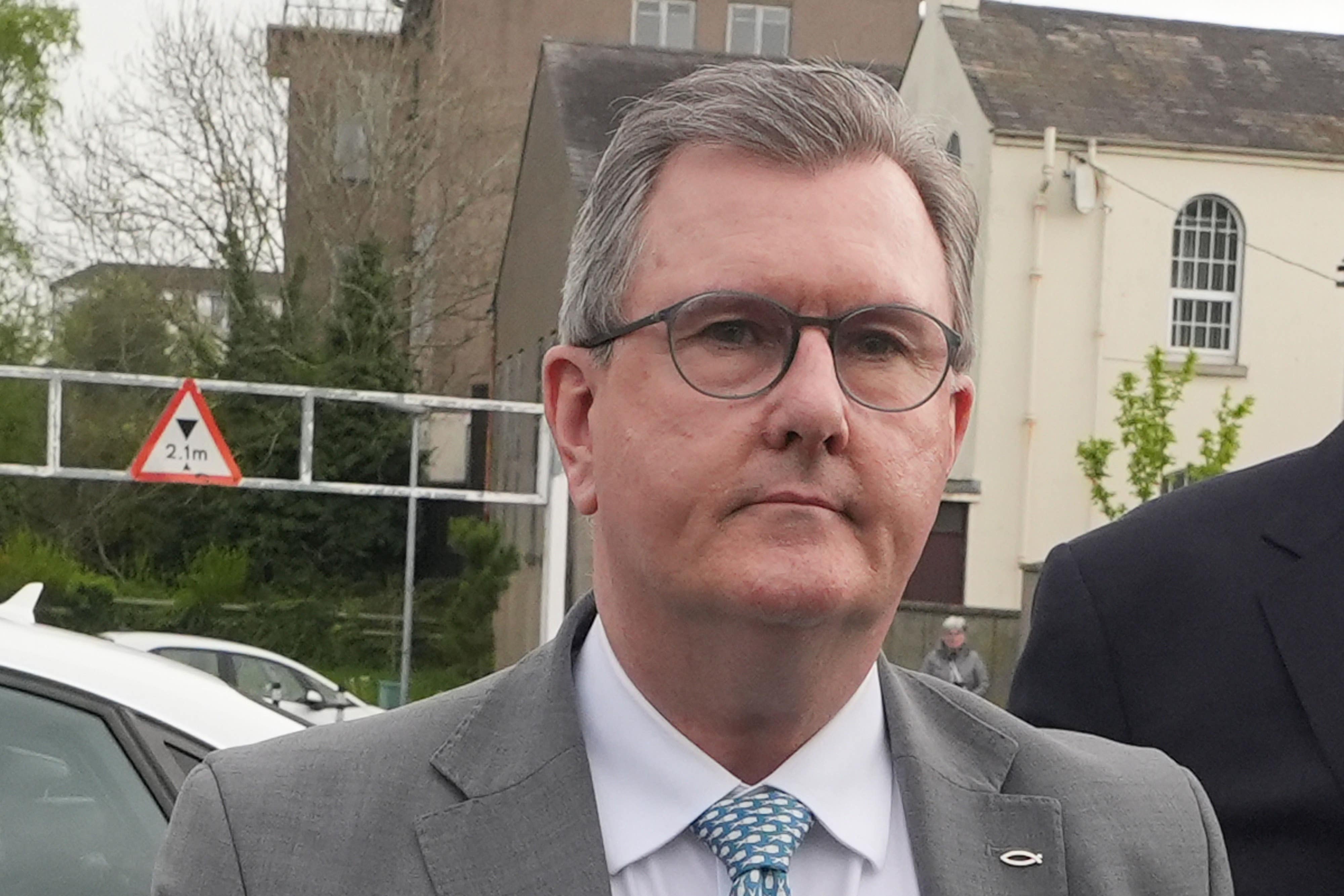 Former DUP leader Sir Jeffrey Donaldson has appeared in court