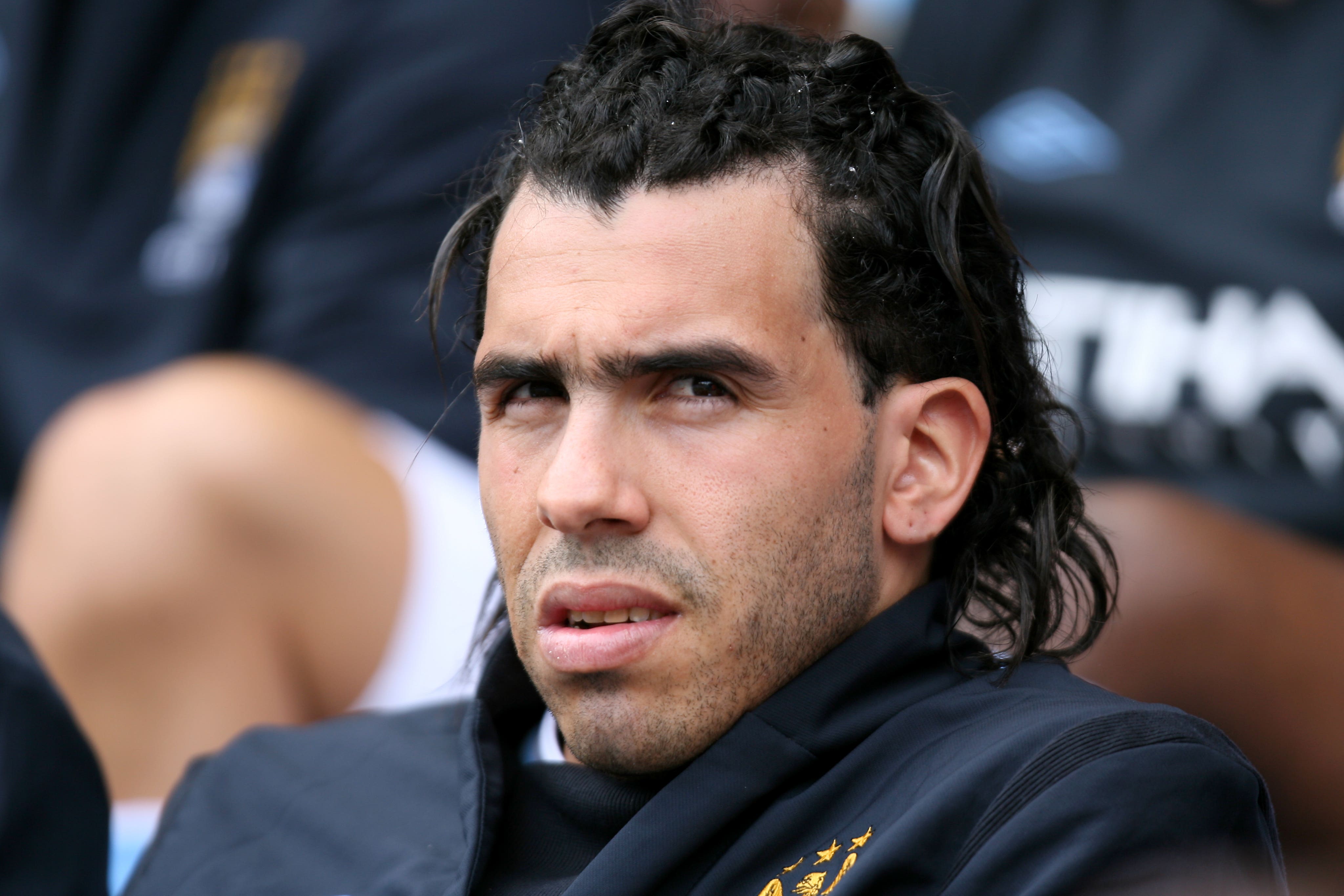 Former Argentina striker Carlos Tevez has been admitted to hospital with chest pains (PA)