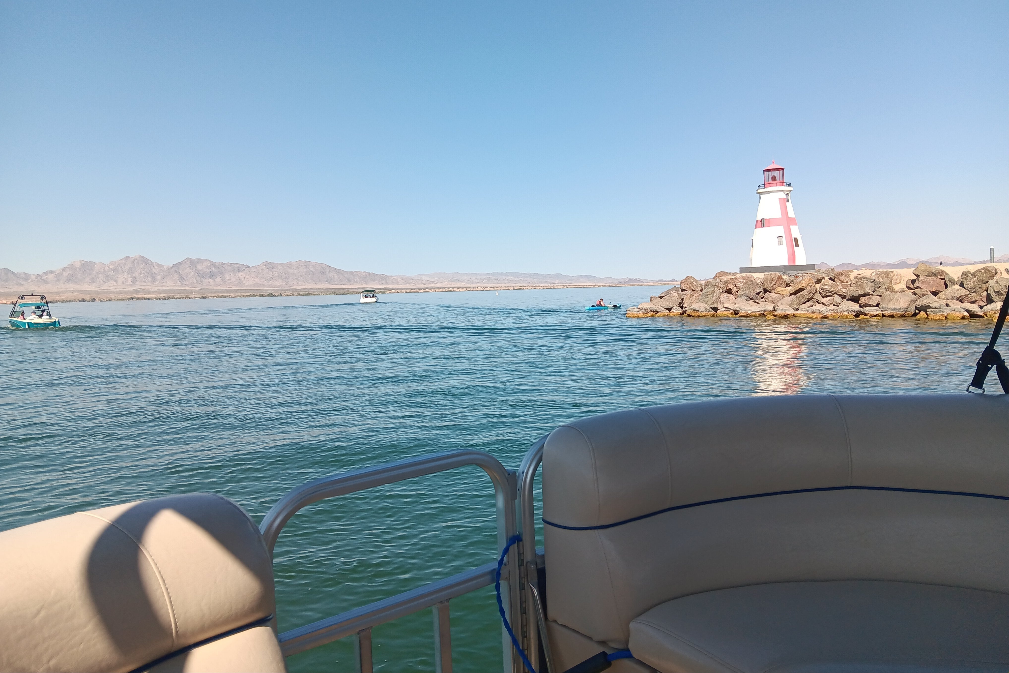 Boating on emerald blue Lake Havasu is an Arizona highlight