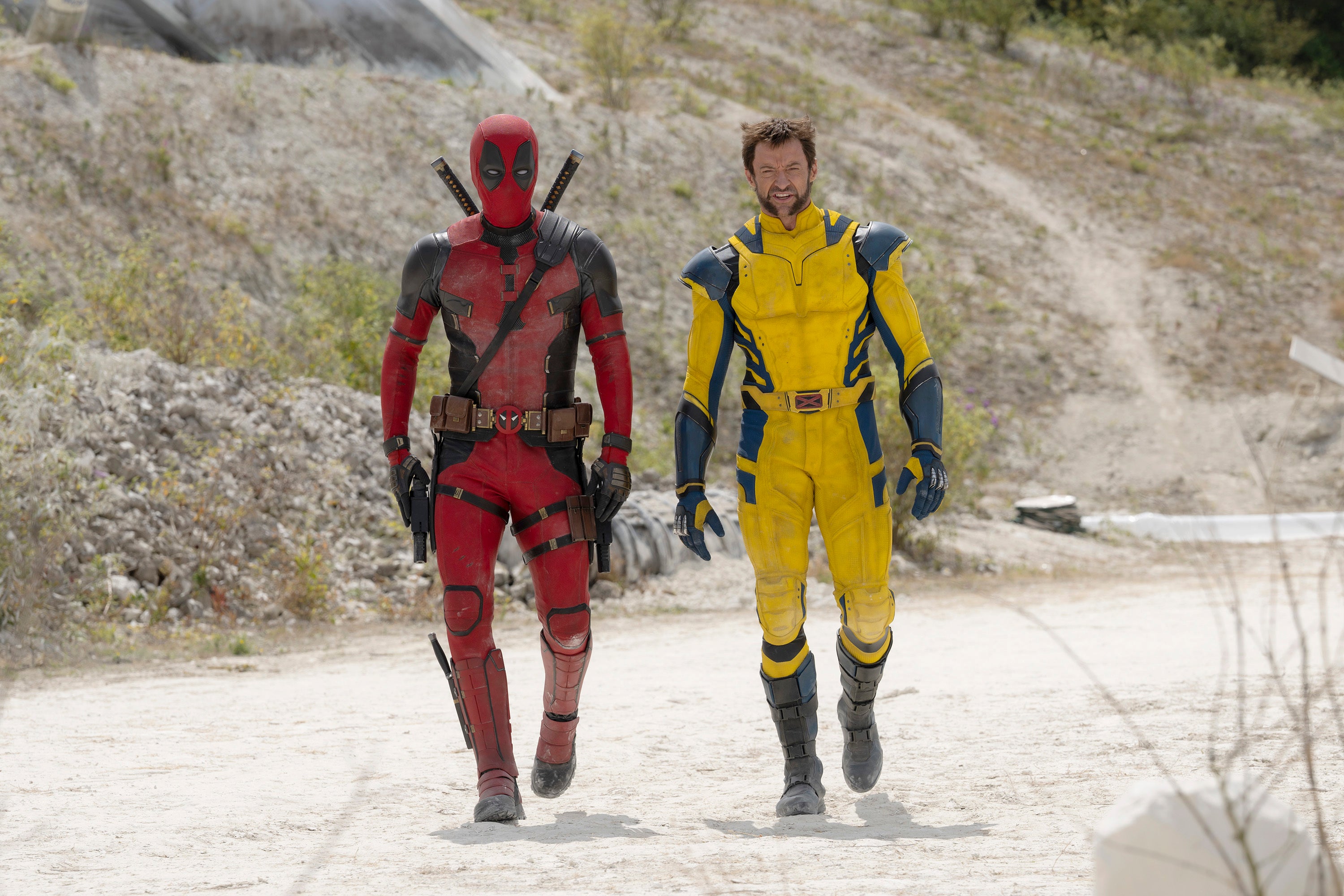 Ryan Reynolds and Hugh Jackman in ‘Deadpool & Wolverine’