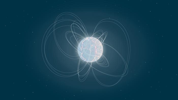 Artist's impression of a magnetar