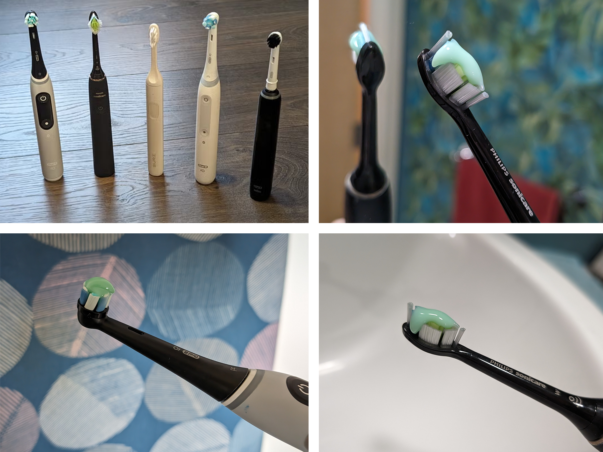 We considered the price of each electric toothbrush versus the ongoing cost of replacing the brush heads