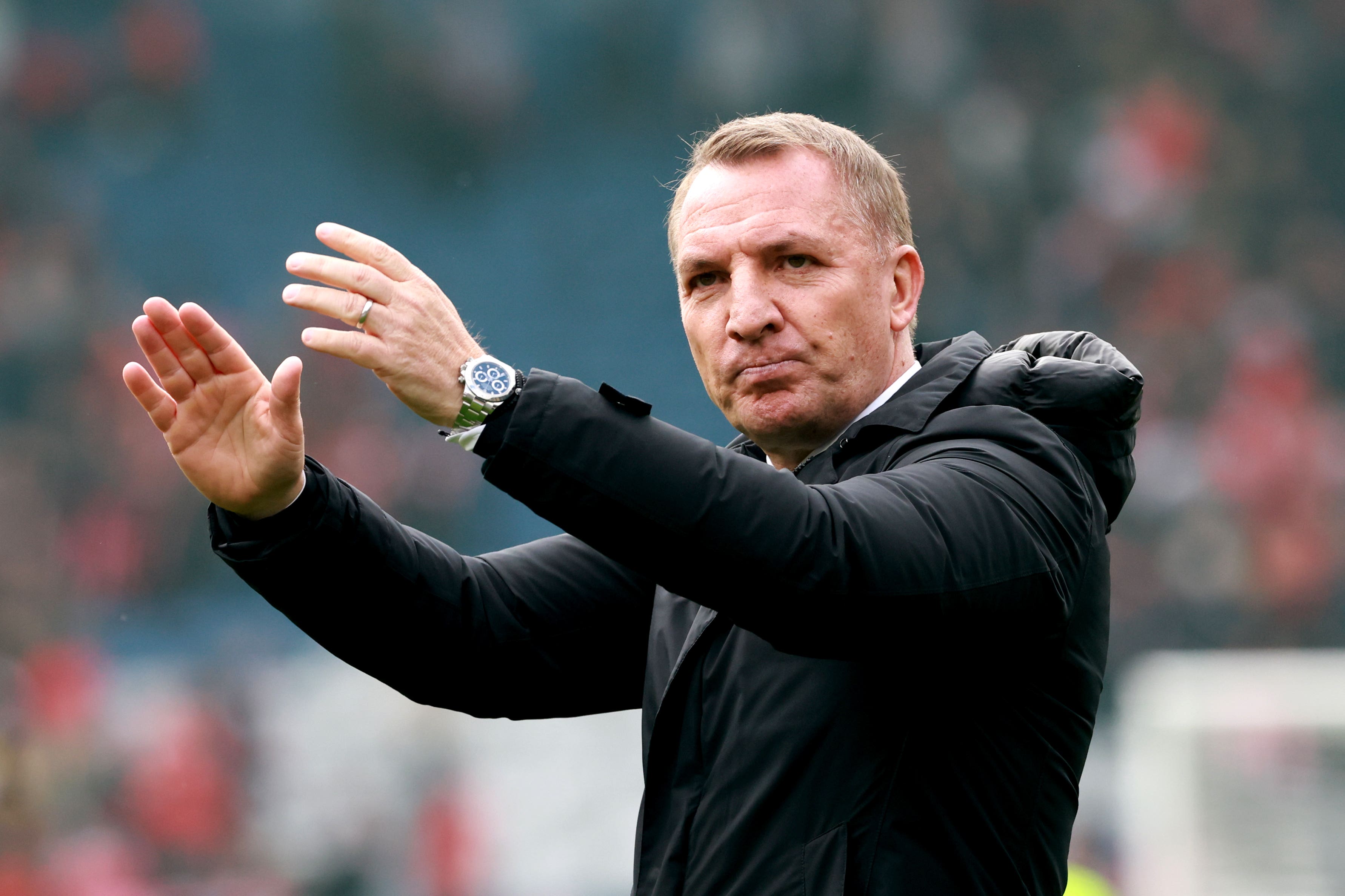 Brendan Rodgers is excited by the remainder of Celtic’s campaign (Steve Welsh/PA)