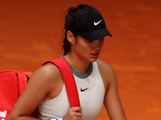 ‘Exhausted’ Emma Raducanu blames fatigue for early exit at Madrid Open