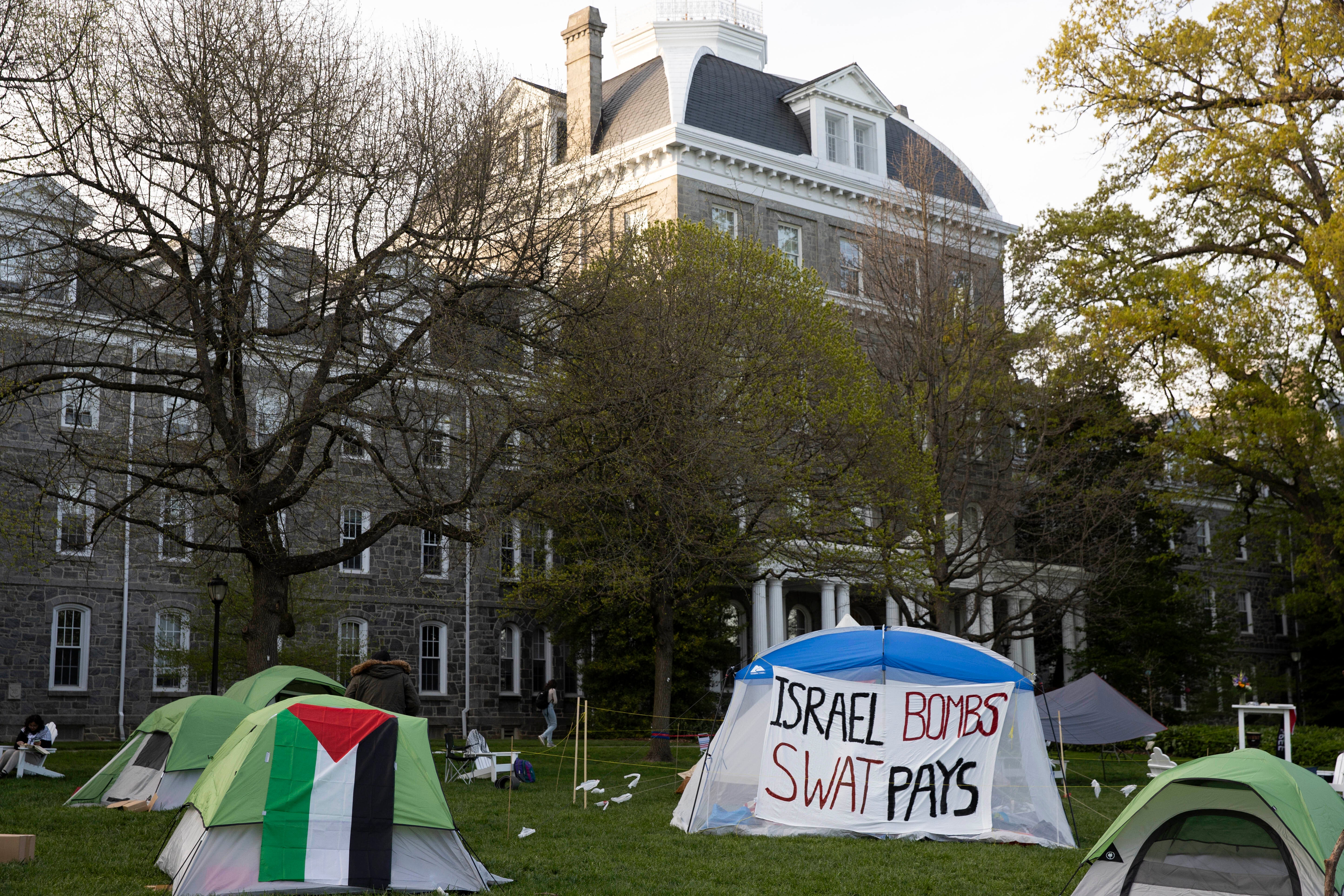 Israel-Palestinians-Campus Protests
