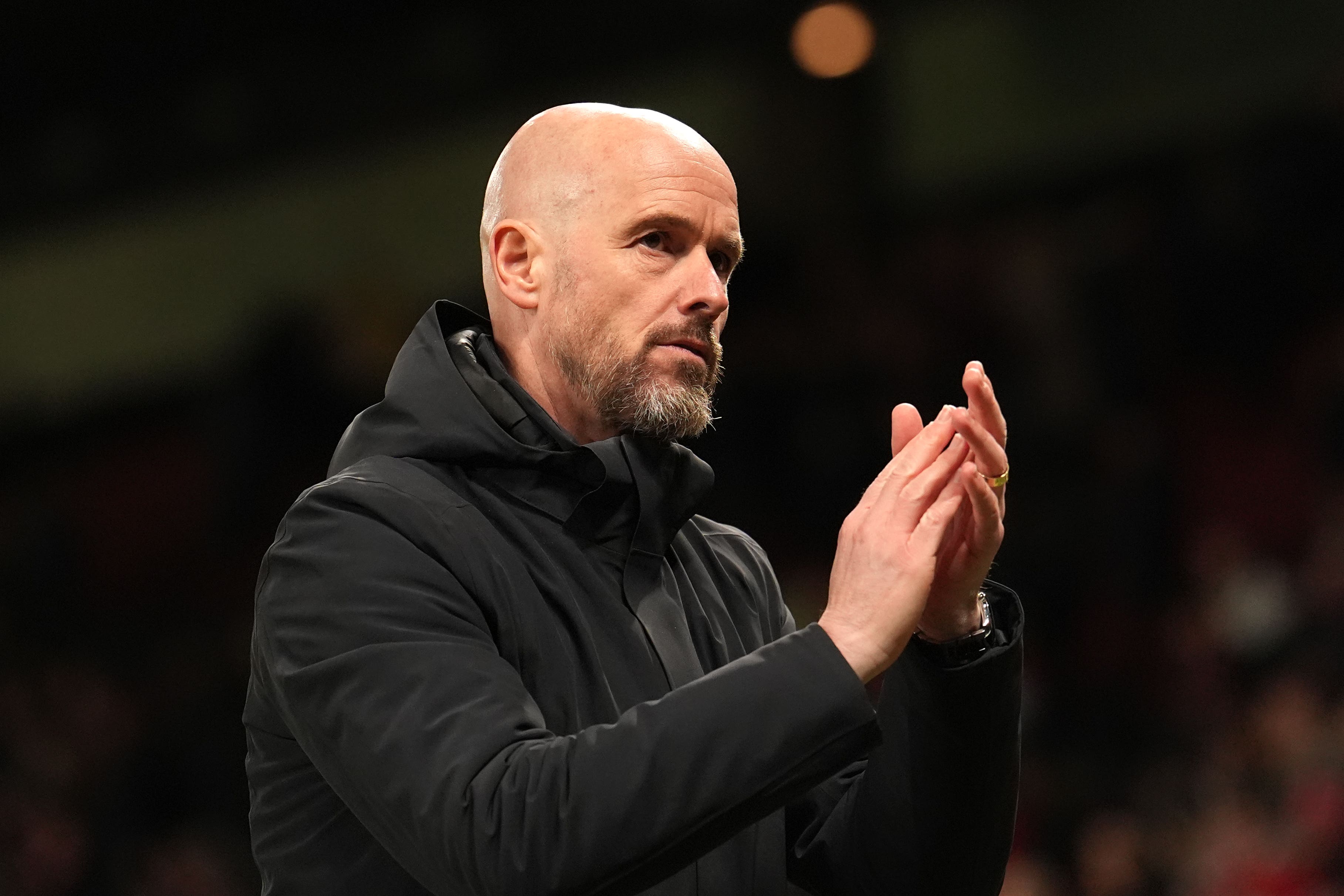 Erik ten Hag believes his side were always in control (Martin Rickett/PA)