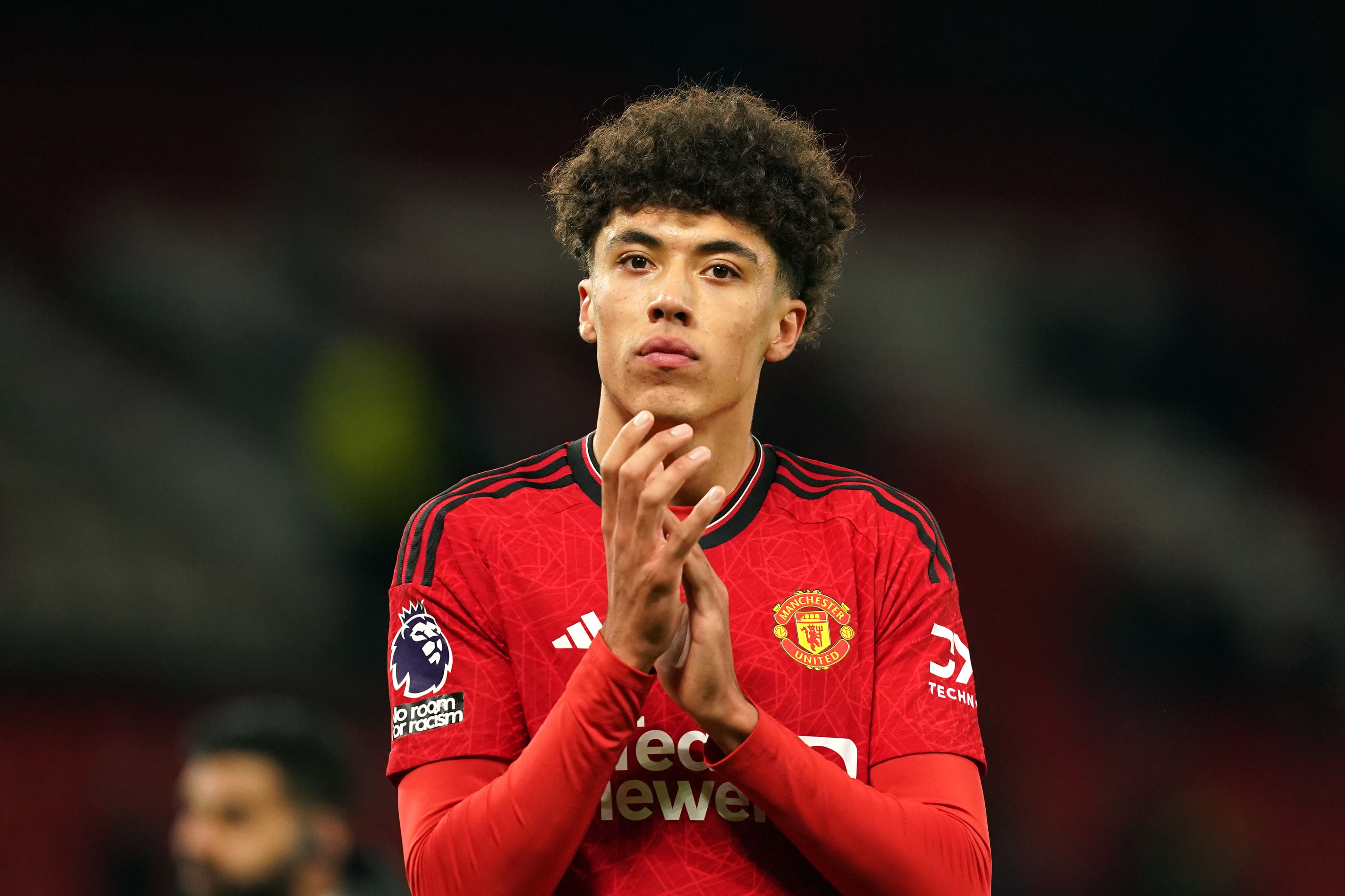 Ethan Wheatley made his Manchester United debut in Wednesday’s 4-2 Premier League win over Sheffield United (Martin Rickett/PA)