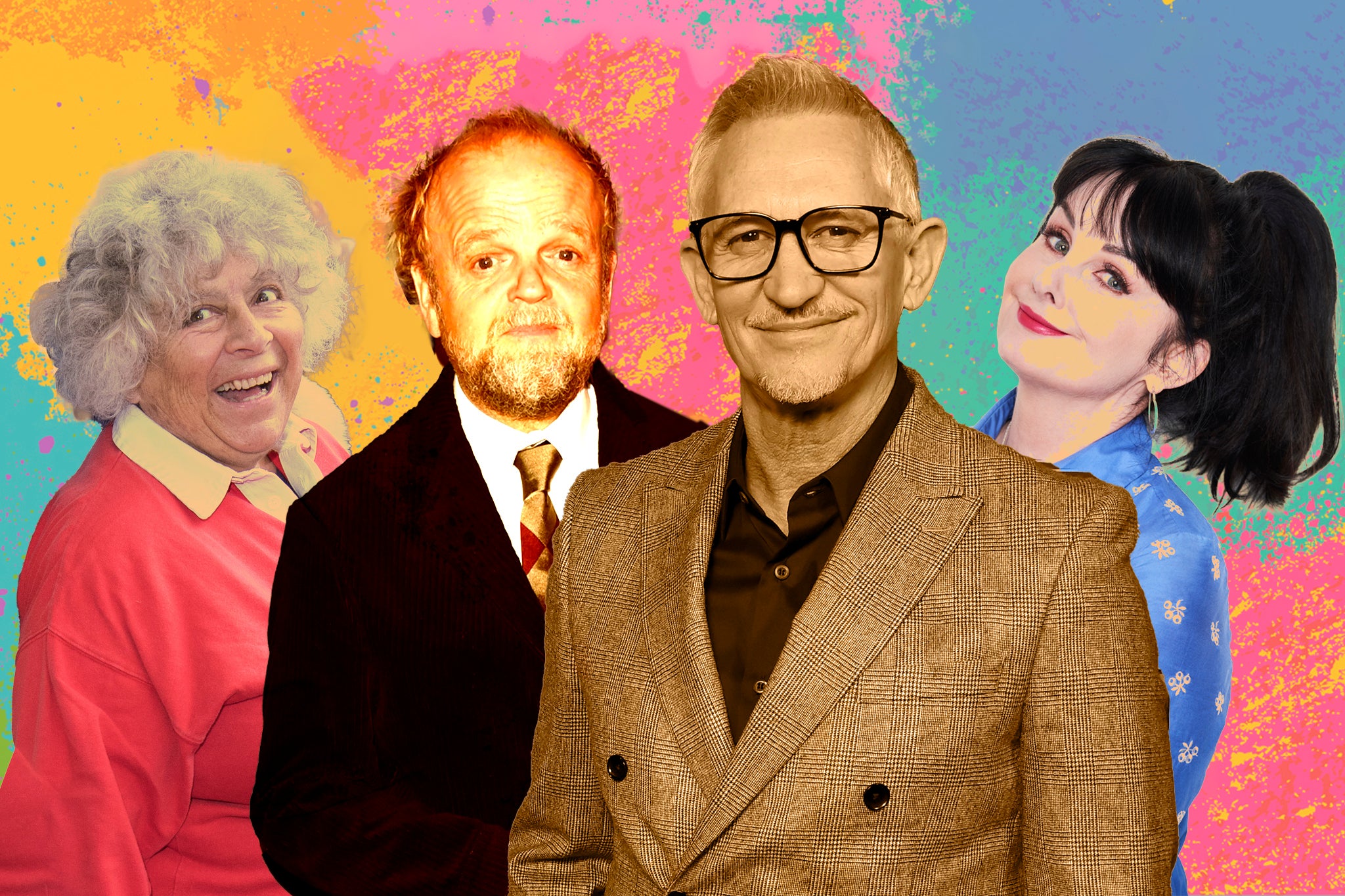 Literary feast: Miriam Margolyes, Toby Jones, Gary Lineker and Marian Keyes appear at Hay Festival 2024