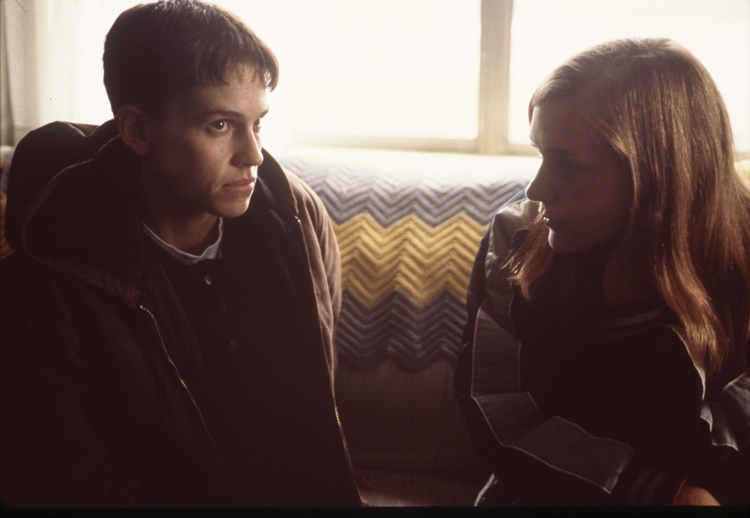 Boys Don’t Cry: Hilary Swank and Chloë Sevigny as Brandon Teena and Lana Tisdel