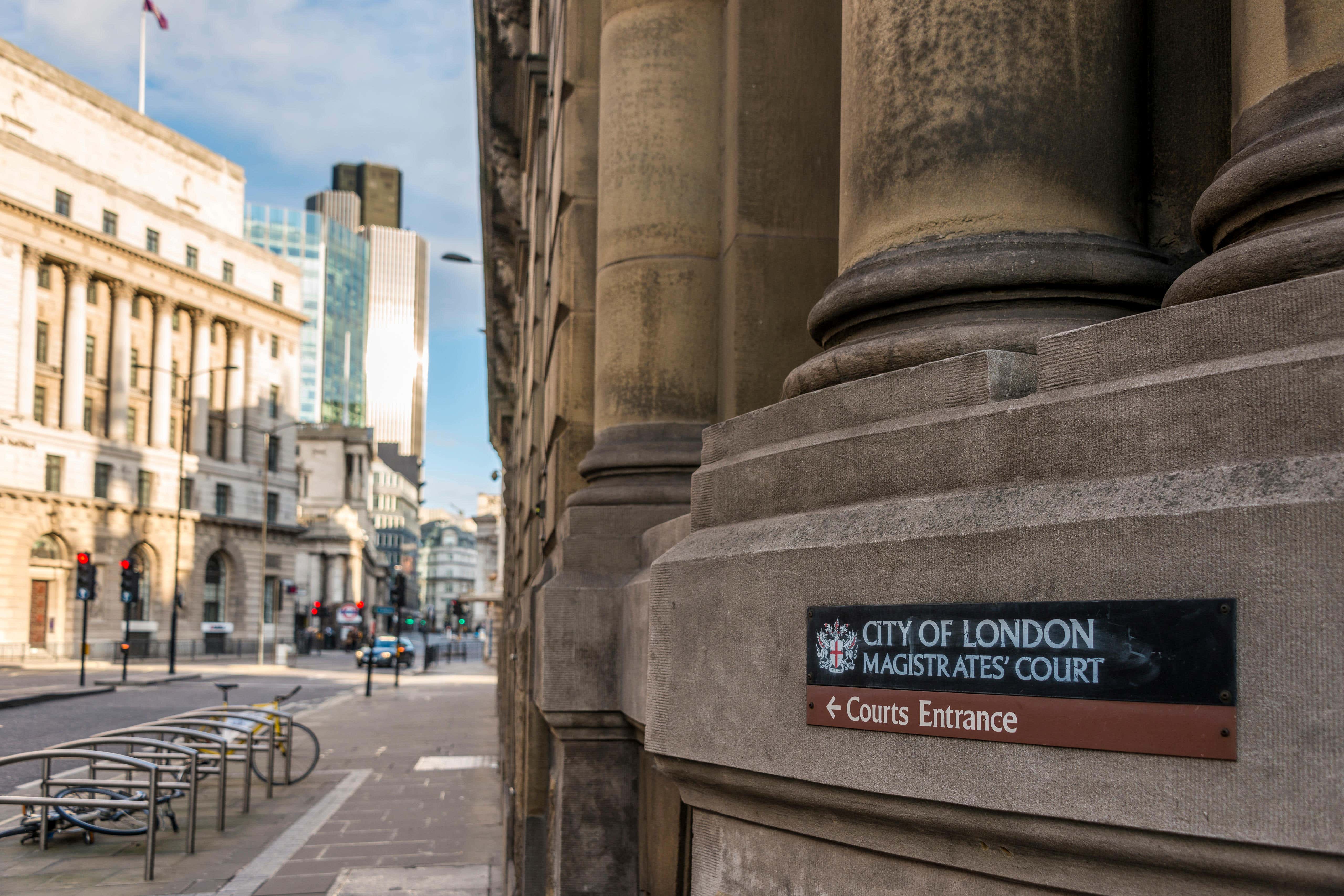 Virginia Moffat, 58, and Chris Cole, 60, appeared at City of London Magistrates’ Court (Alamy/PA)