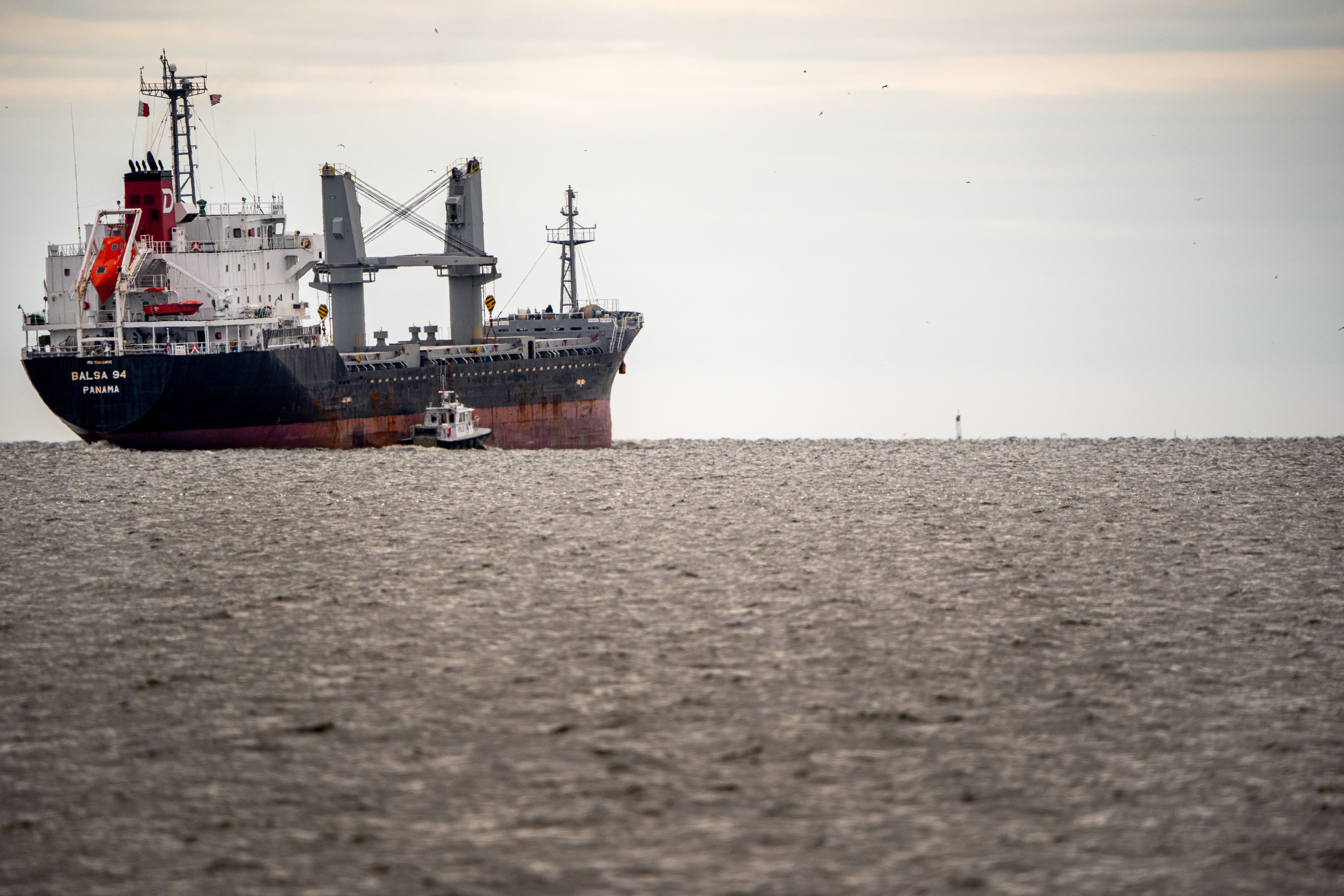 The Balsa 94 sails off toward Canada on Thursday after a month stuck at Baltimore’s port