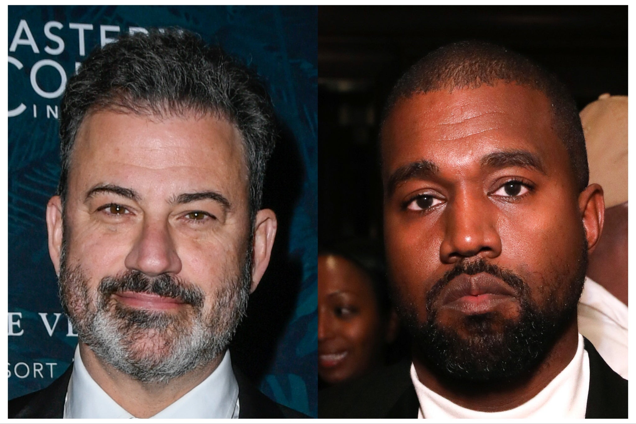 Jimmy Kimmel and Kanye West