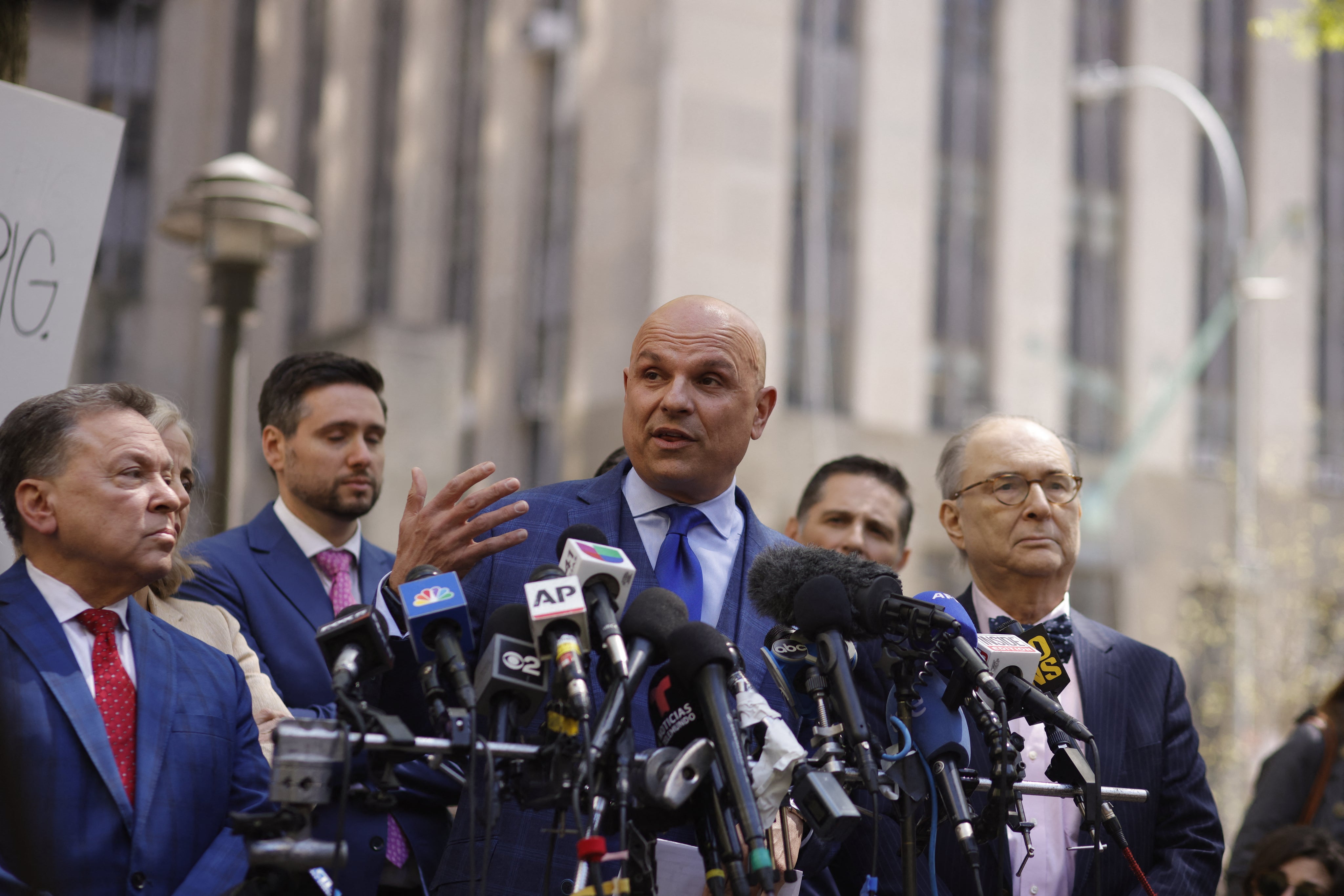 Weinstein’s lawyer Arthur Aidala at Manhattan criminal court on Thursday