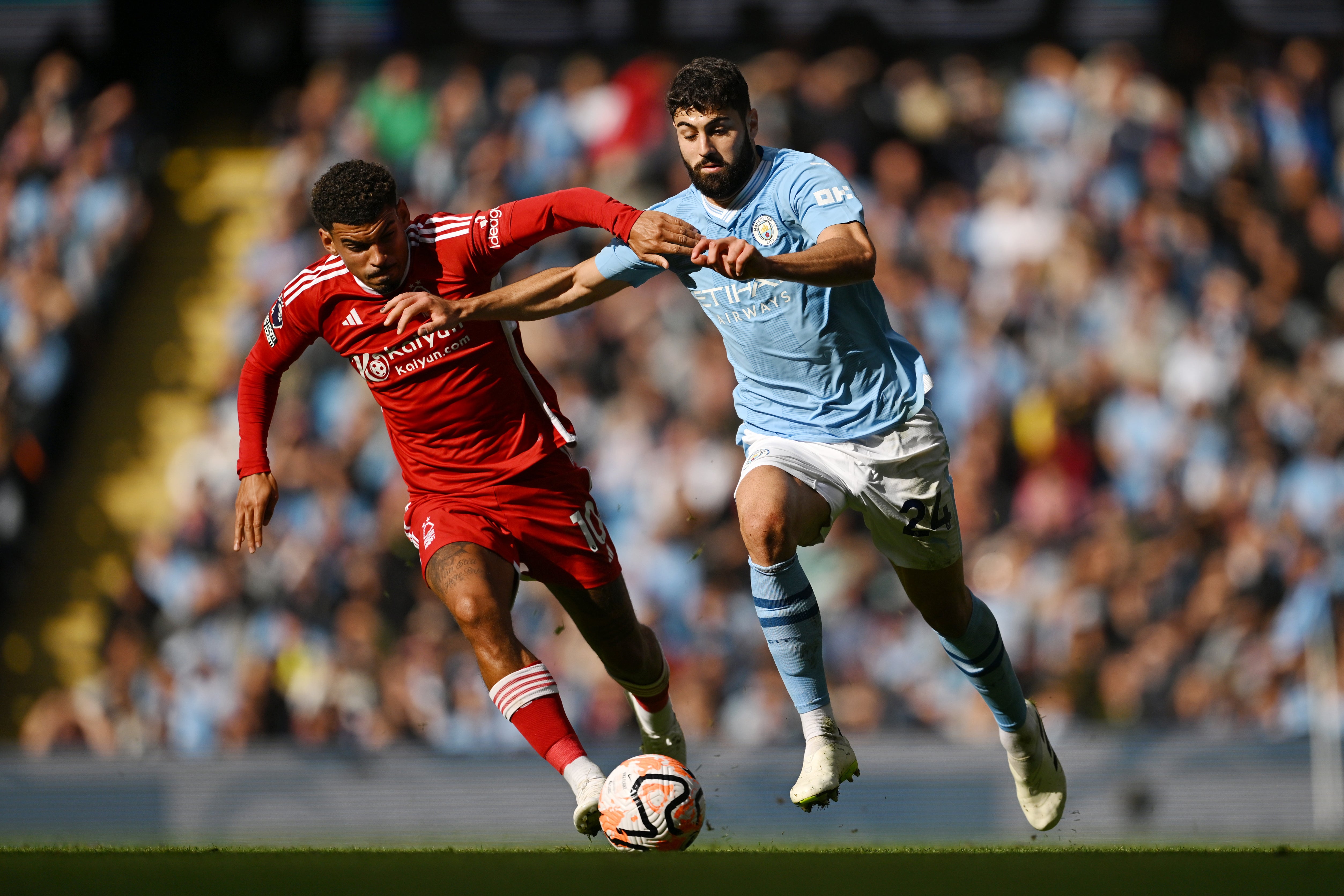 Nottingham Forest host Manchester City in the Premier League