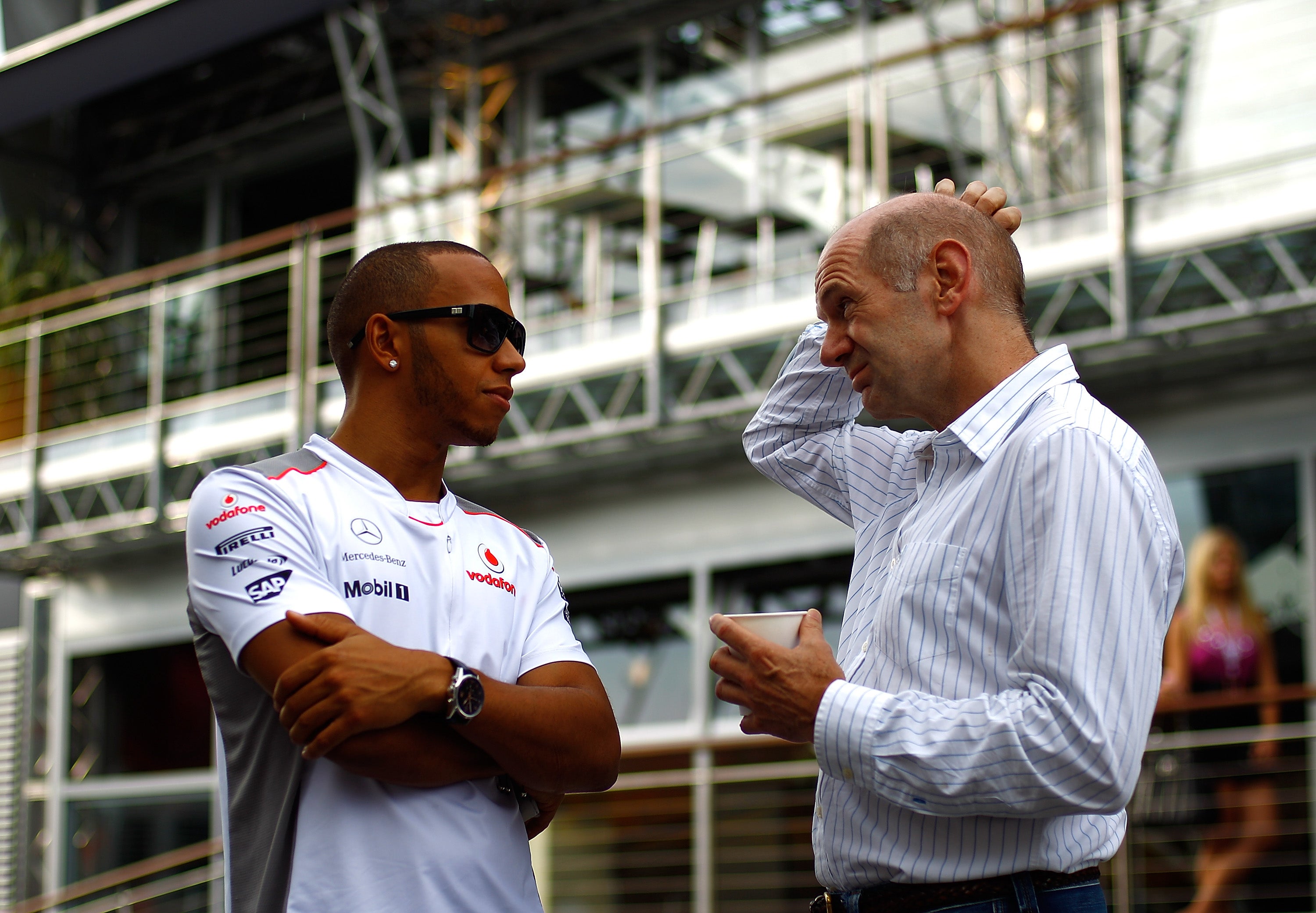 Newey has never worked with Lewis Hamilton and turned down the chance to join Ferrari next year