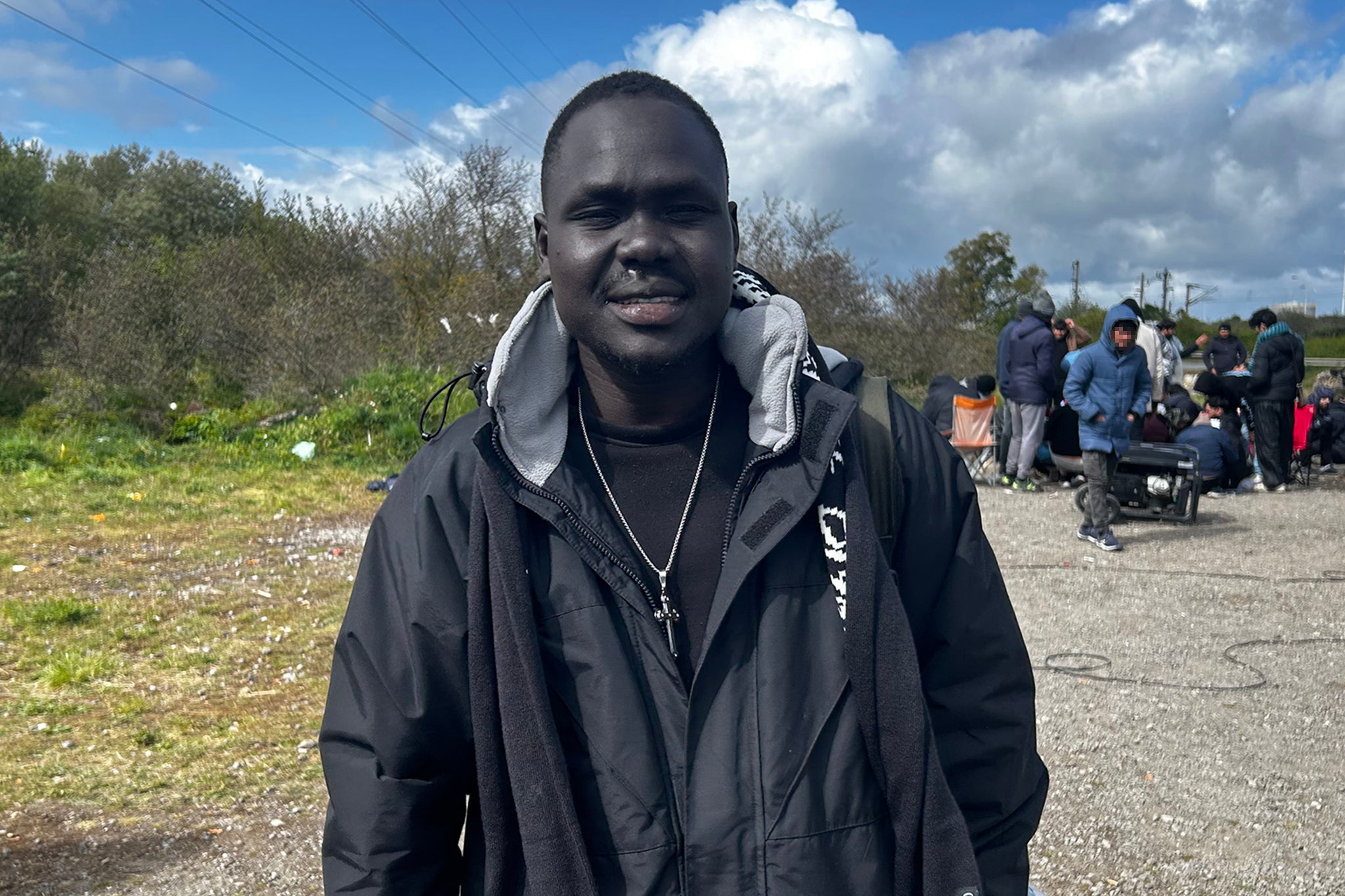 James, 24, hopes of being able to continue his education in the UK