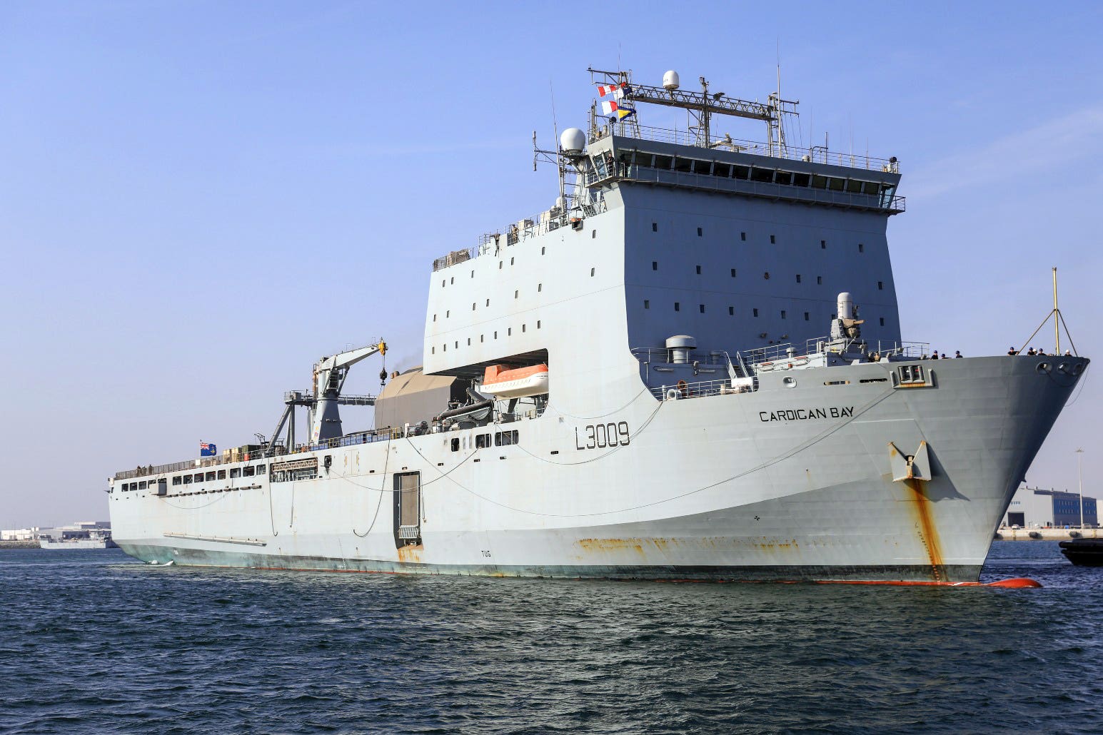 The RFA Cardigan Bay (MoD)