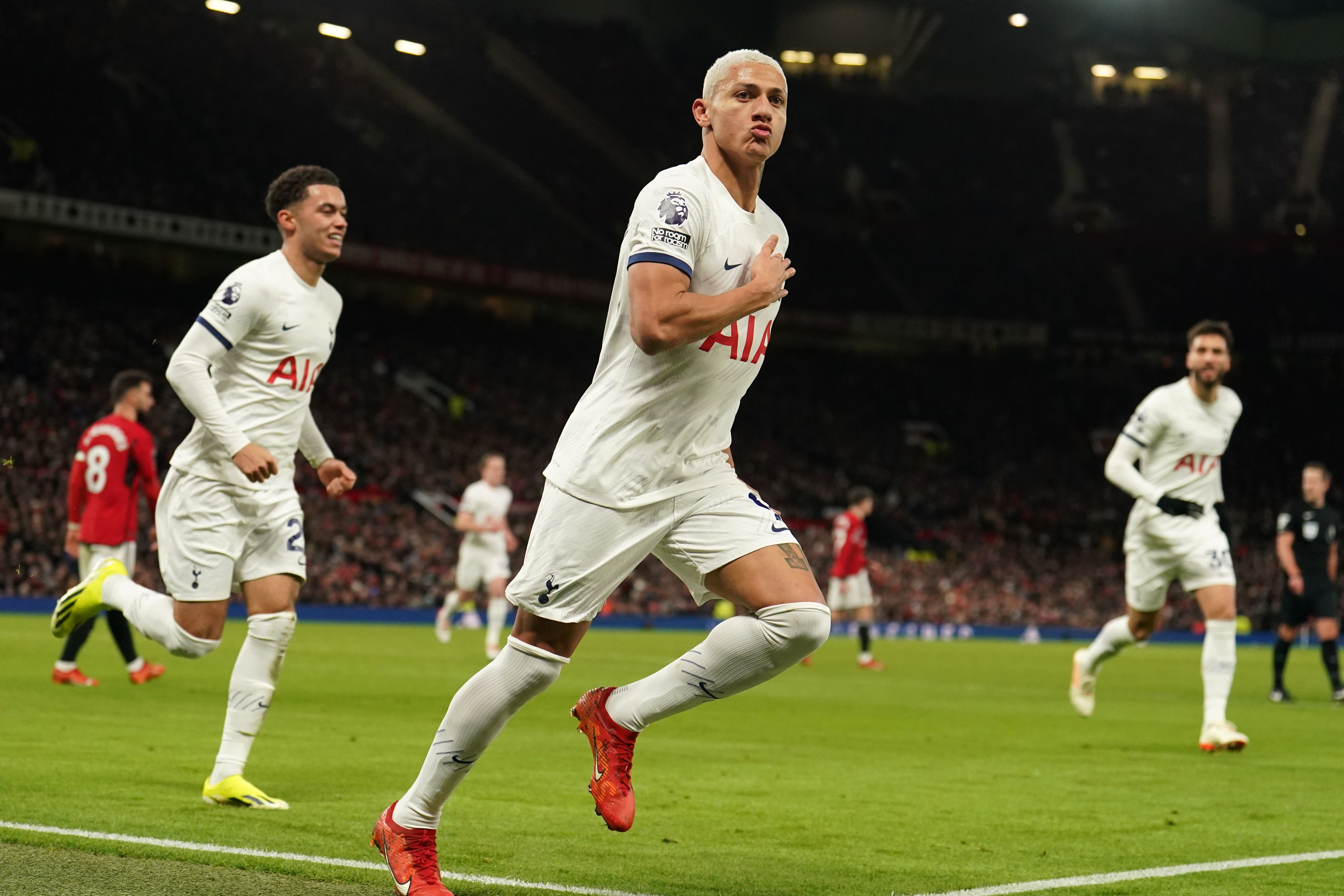 Tottenham forward Richarlison is fit again and ready to make his first start since February 17 (Martin Rickett/PA)