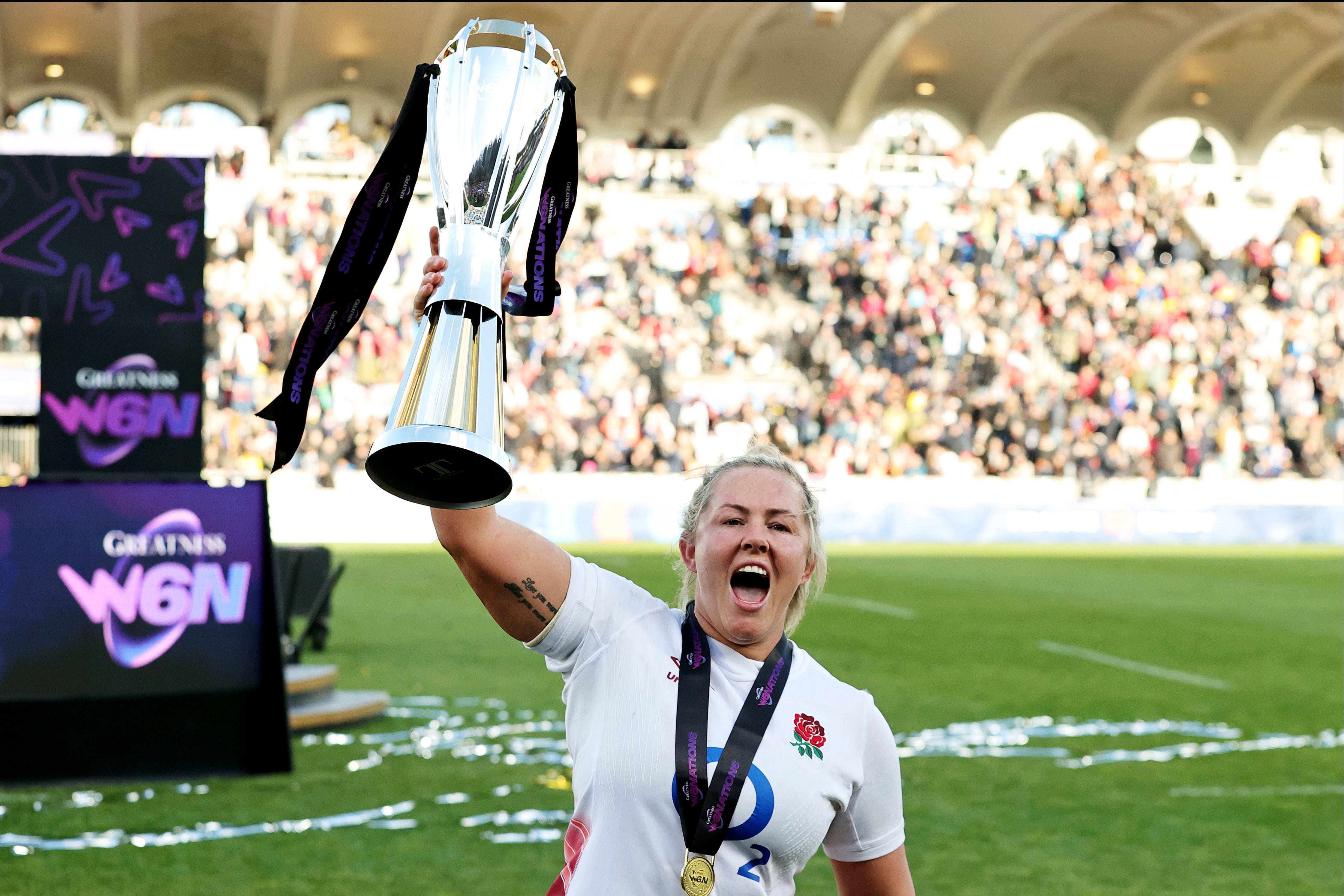 Marlie Packer has led England to back-to-back Six Nations crowns