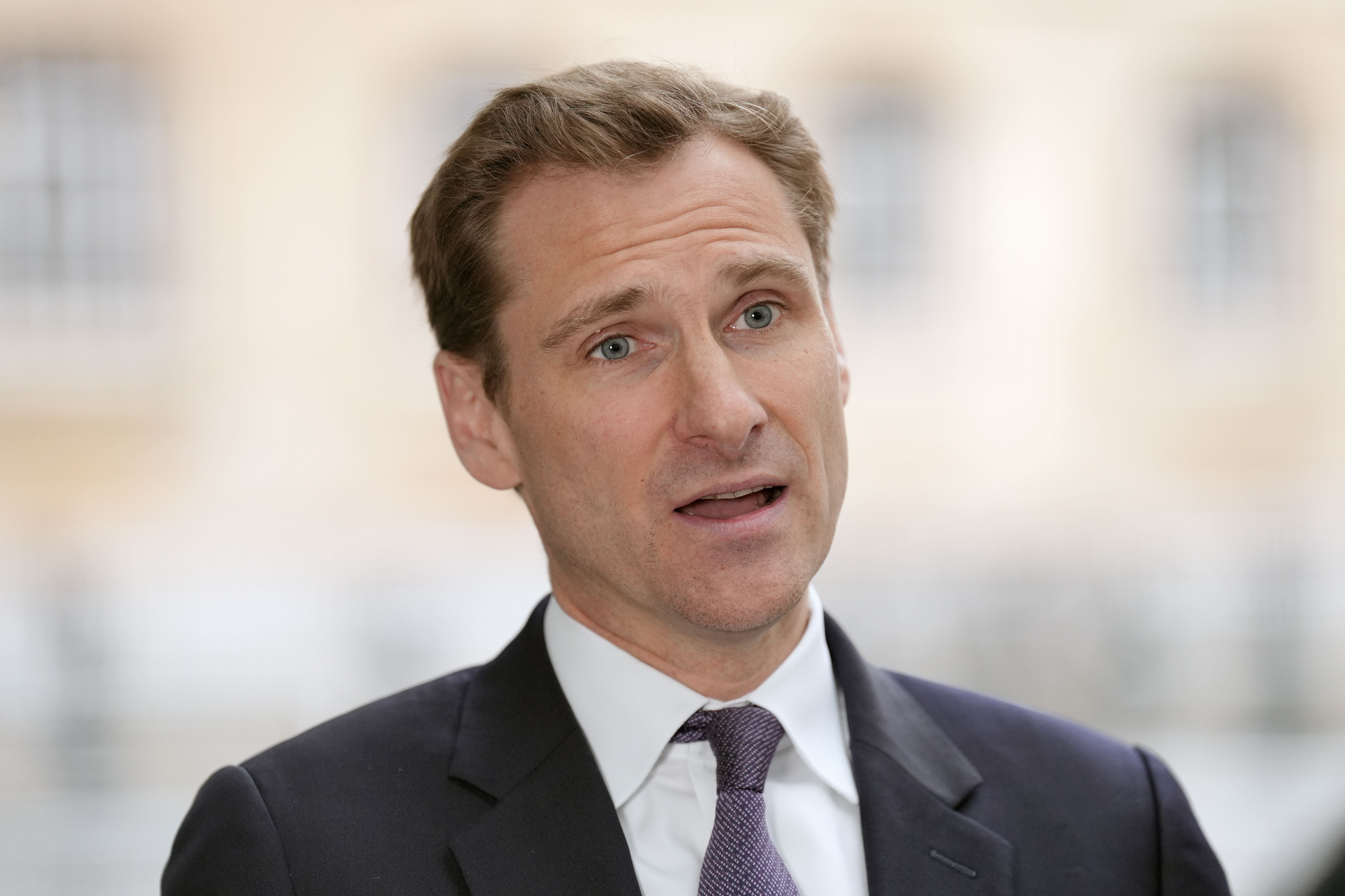 Policing minister Chris Philp rejected Dr Dan Poulter’s assertion that the NHS is not a priority for the Tories (Jonathan Brady/PA)