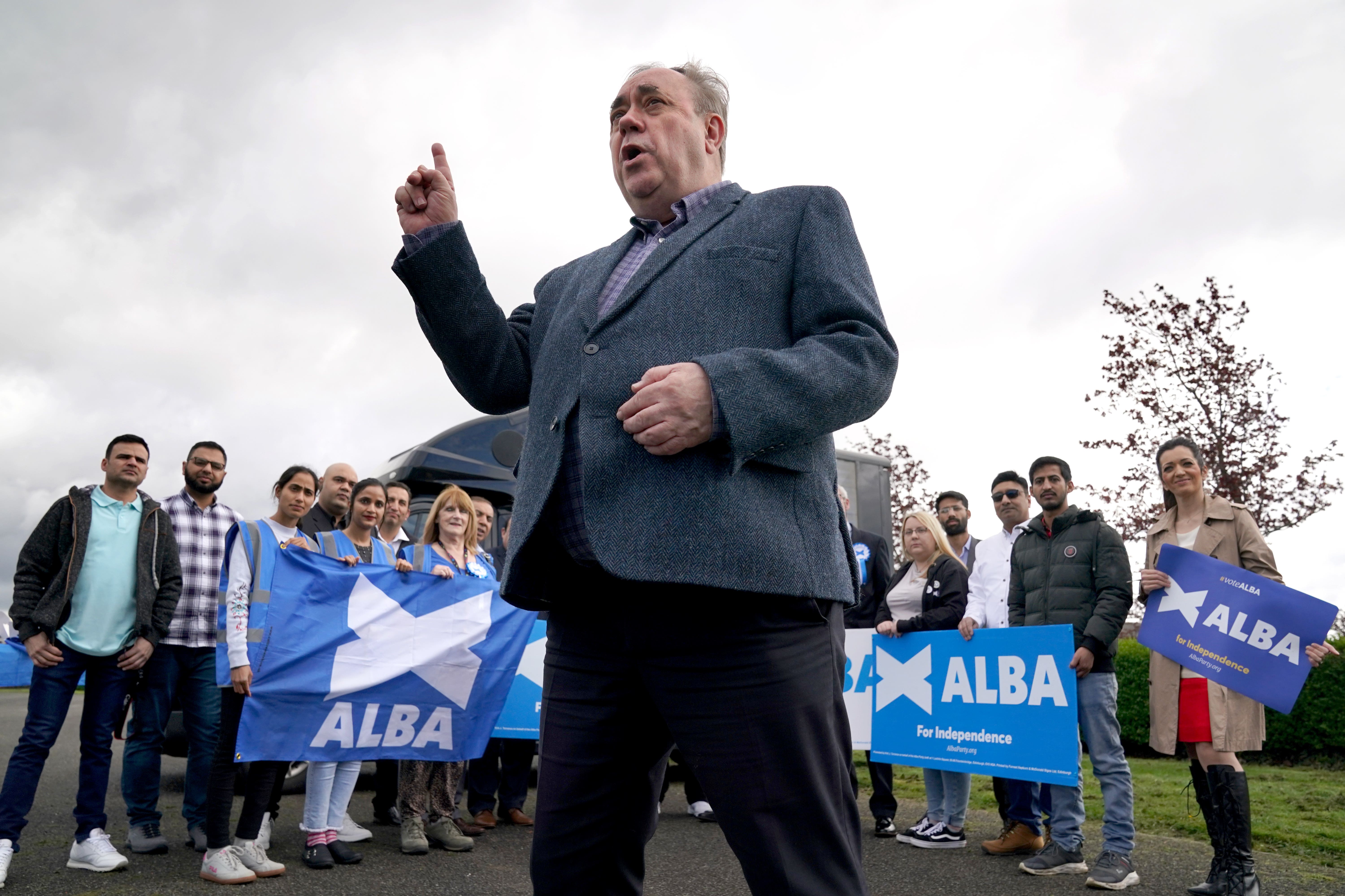 Alex Salmond said Alba’s proposals were ‘reasonable’ (Andrew Milligan/PA)