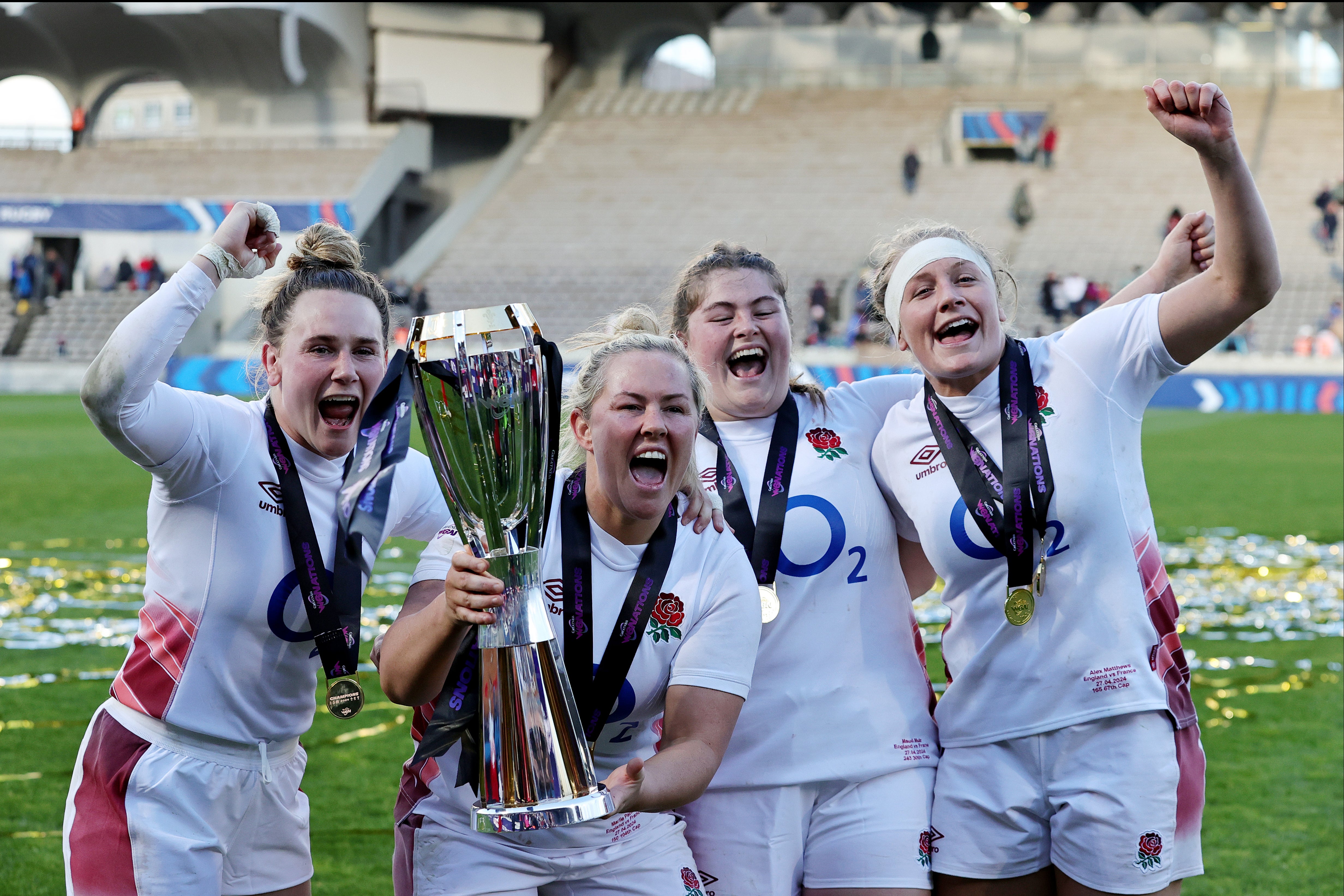 England romped to another Women’s Six Nations crown in April