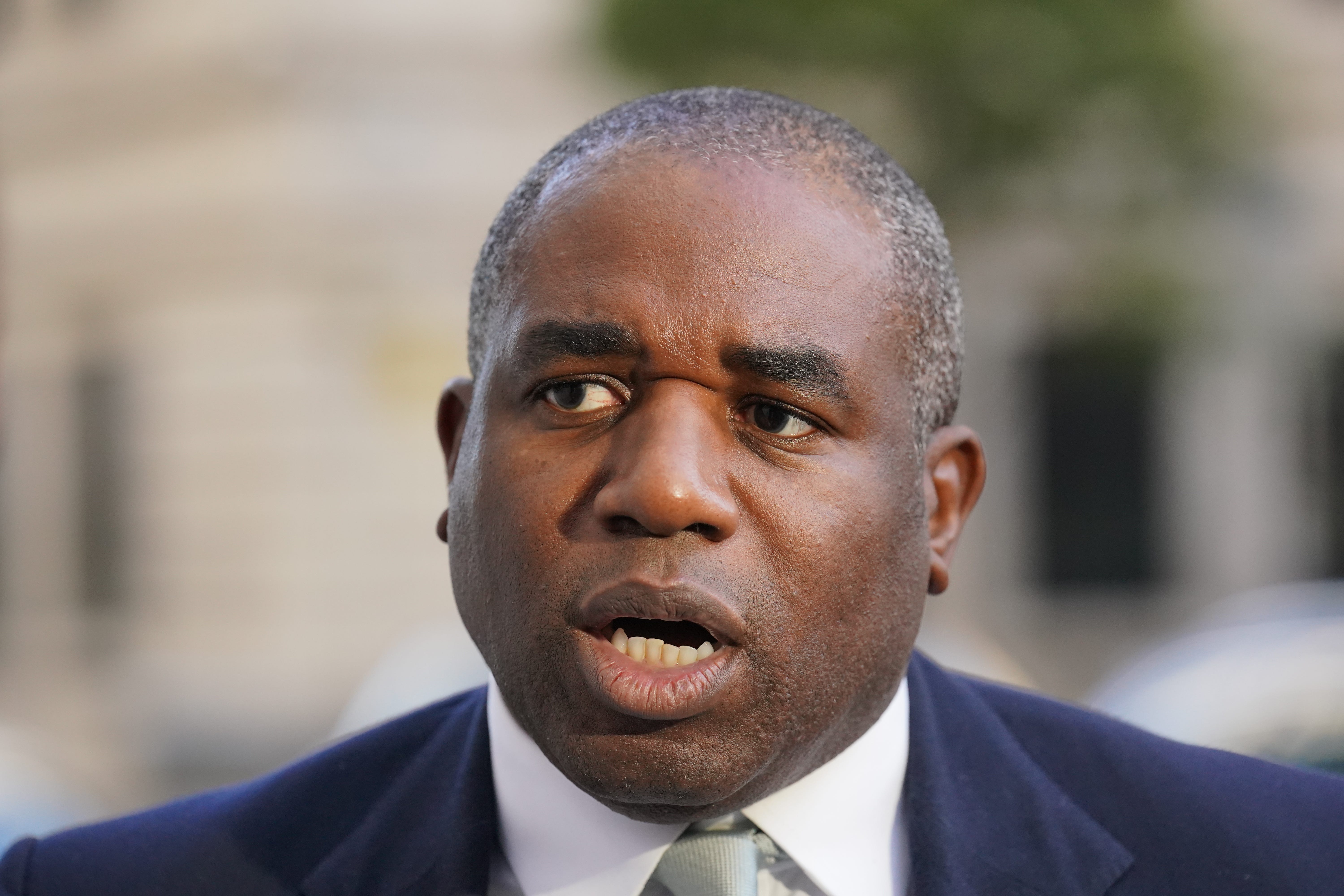 Shadow foreign secretary David Lammy (Jonathan Brady/PA)