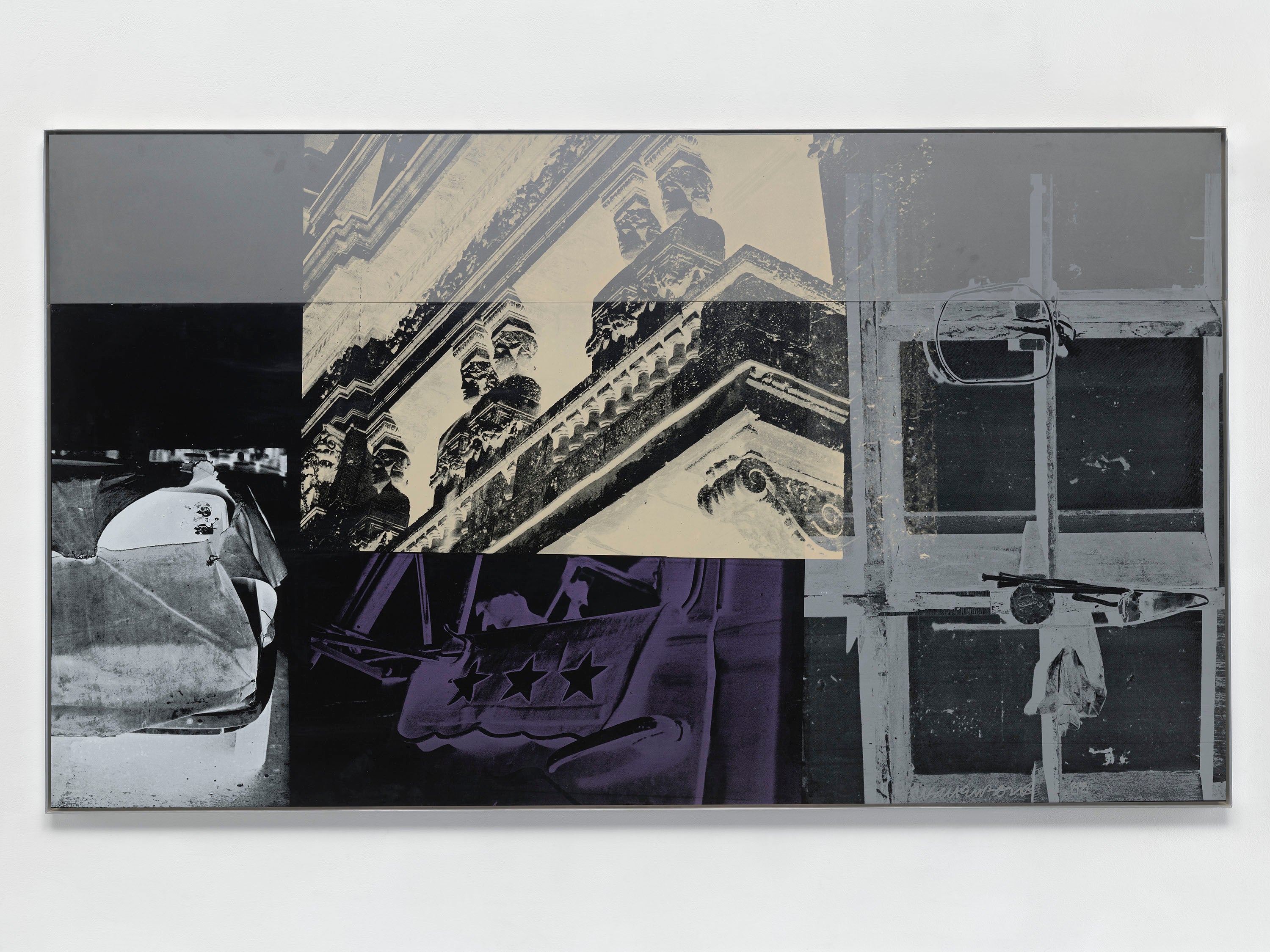 ‘Cuban Slate’ from Roci Cuba, 1988. Silkscreen ink and enamel on galvanized steel