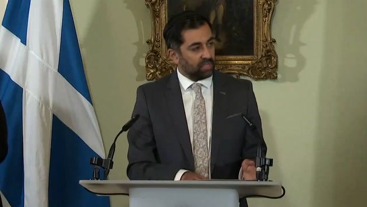 Humza Yousaf fights back tears as he resigns as Scottish first minister