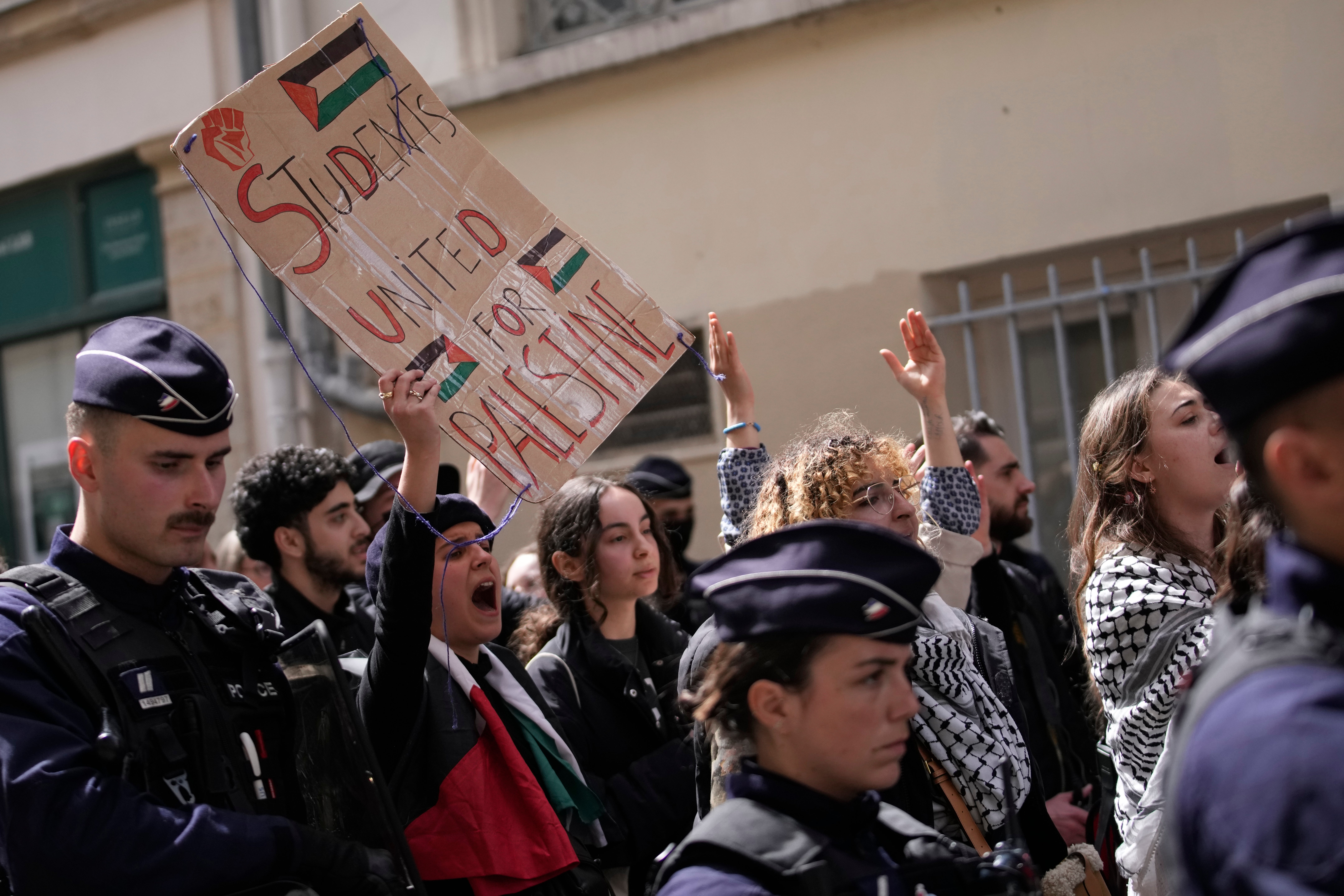 France Israel Palestinians Campus Protests