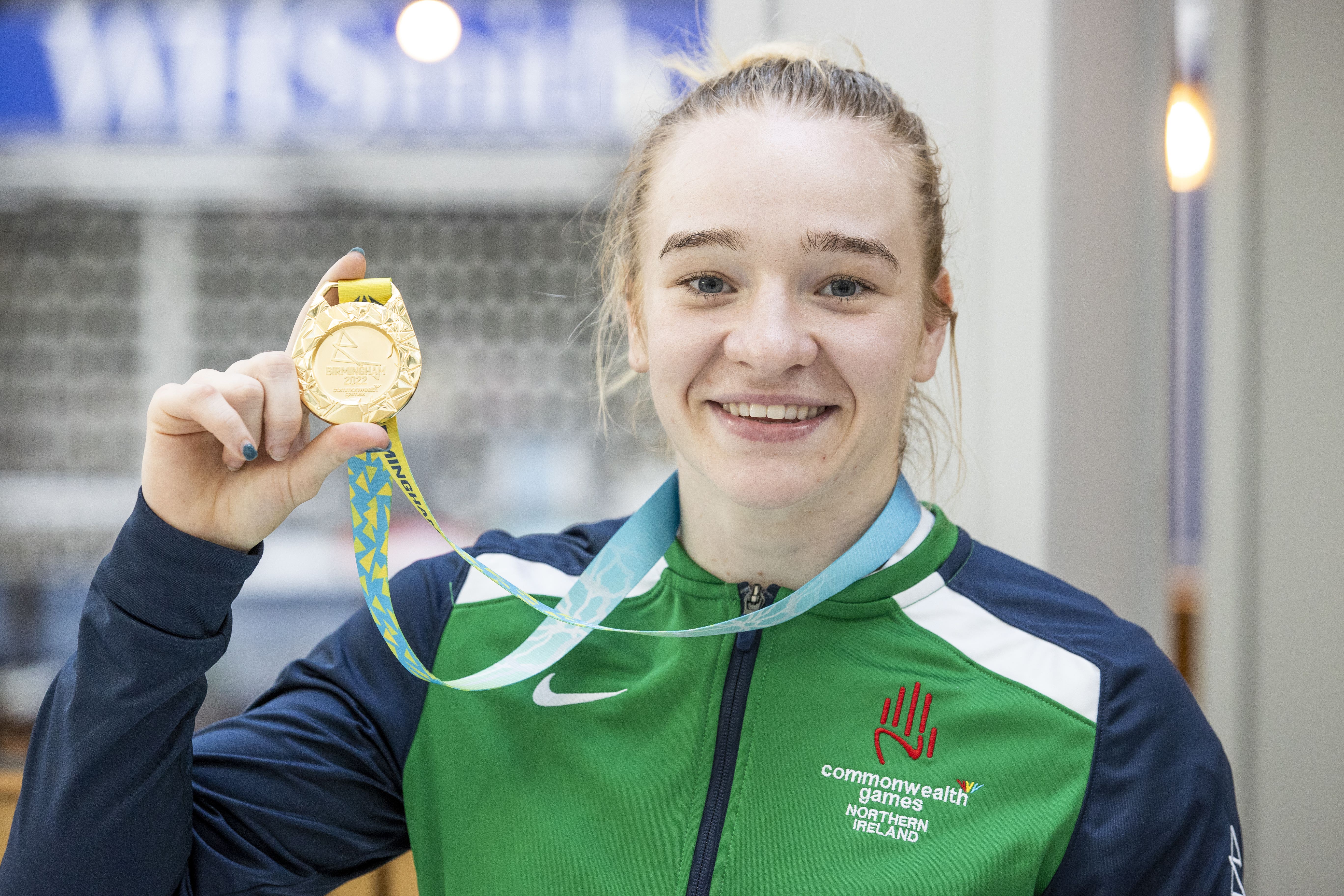 Amy Broadhurst will represent Great Britain in the forthcoming Olympic boxing qualifier (Liam McBurney/PA)