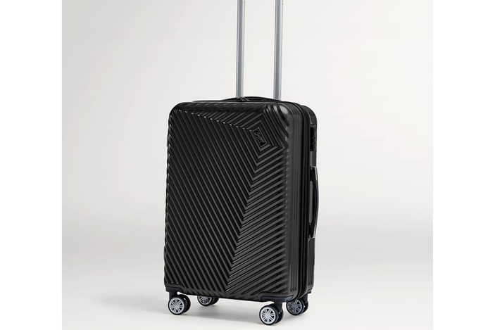 Home Bargains Salisburys hard shell large suitcase