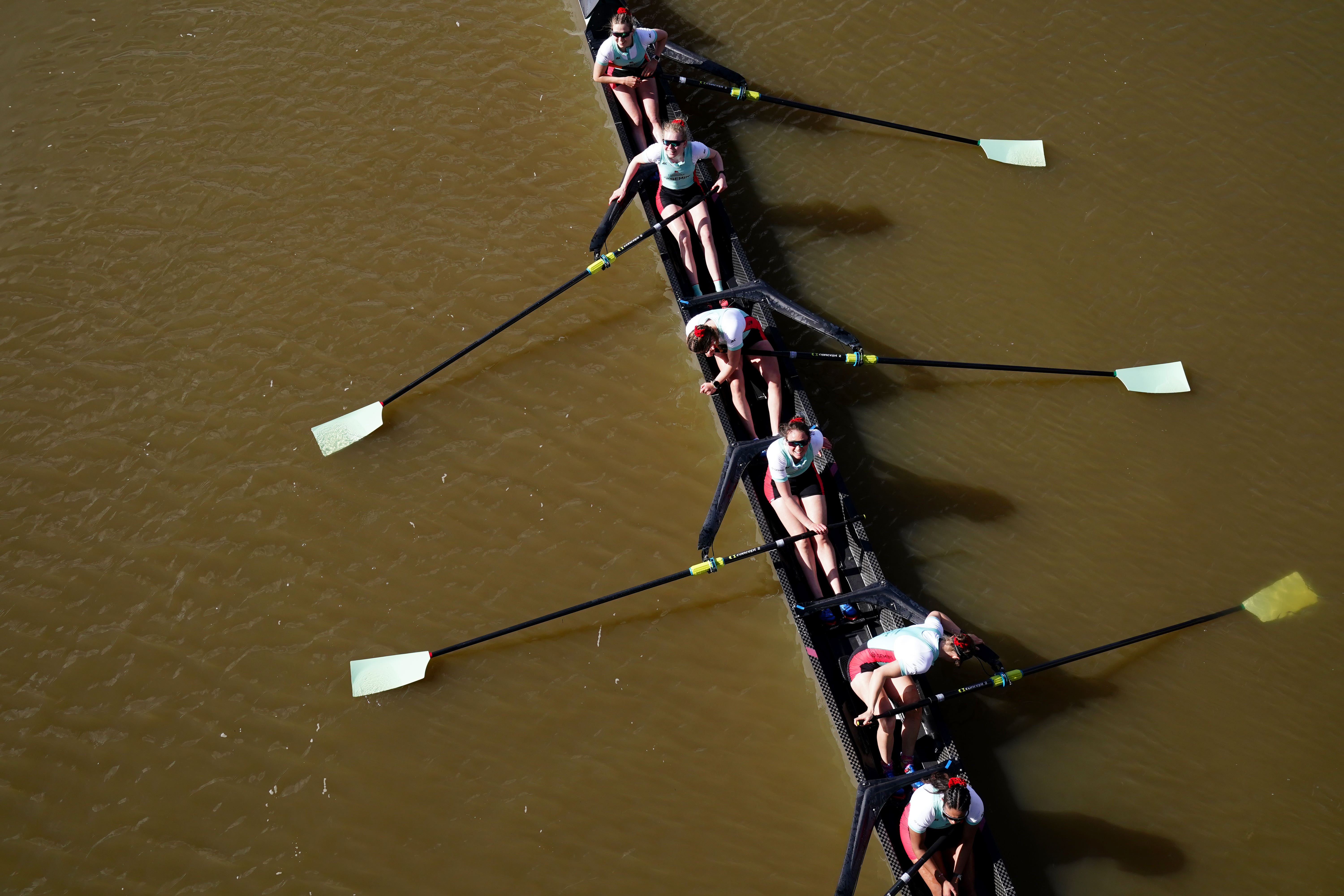 There was criticism of the water quality in the Thames for the Boat Race (John Walton/PA)