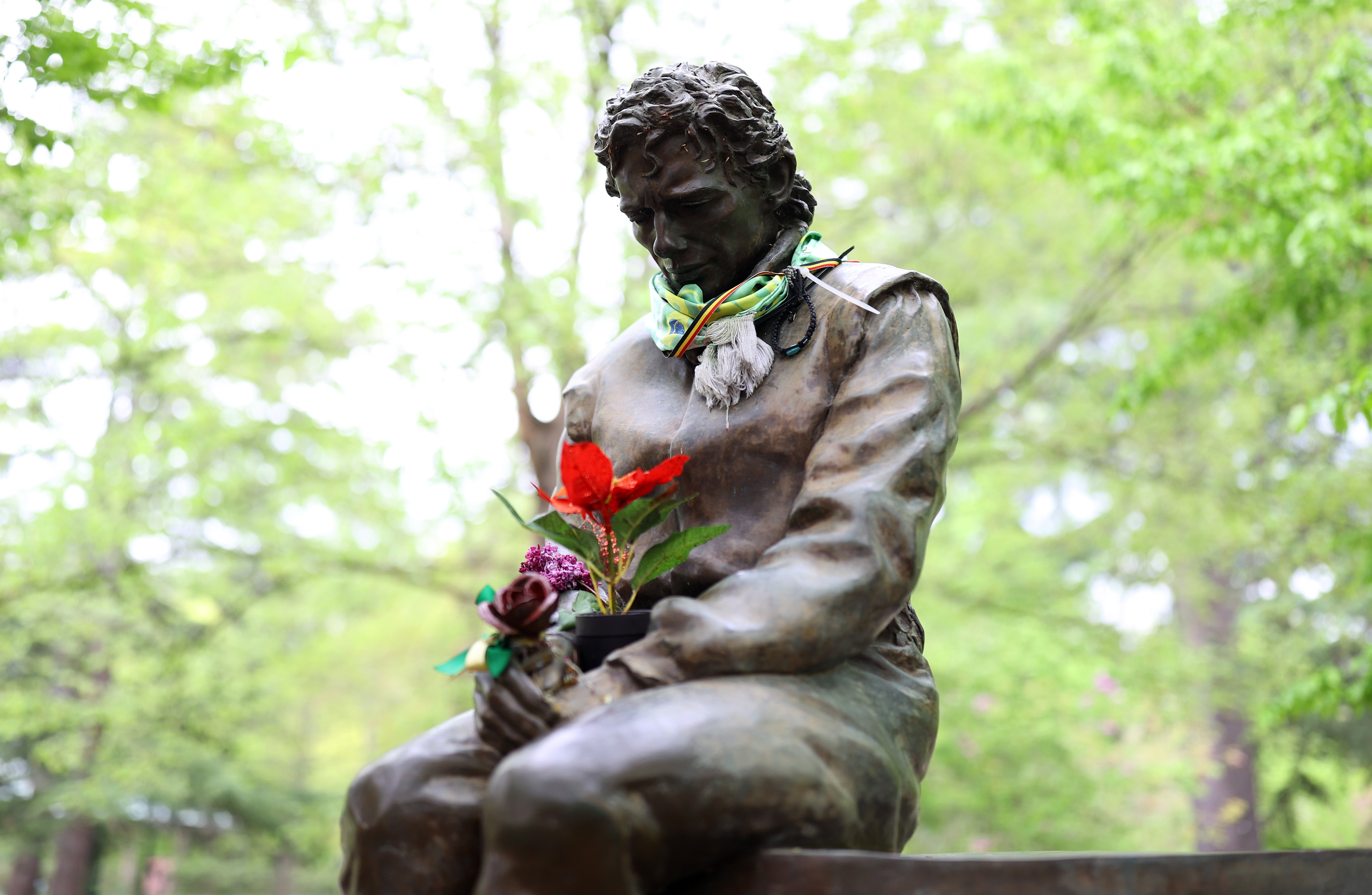 There is an Ayrton Senna memorial in the Parco delle Acque Minerali, adjacent to the Imola circuit