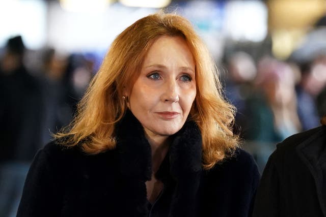 JK Rowling has criticised Labour leader Sir Keir Starmer (Andrew Milligan/PA)