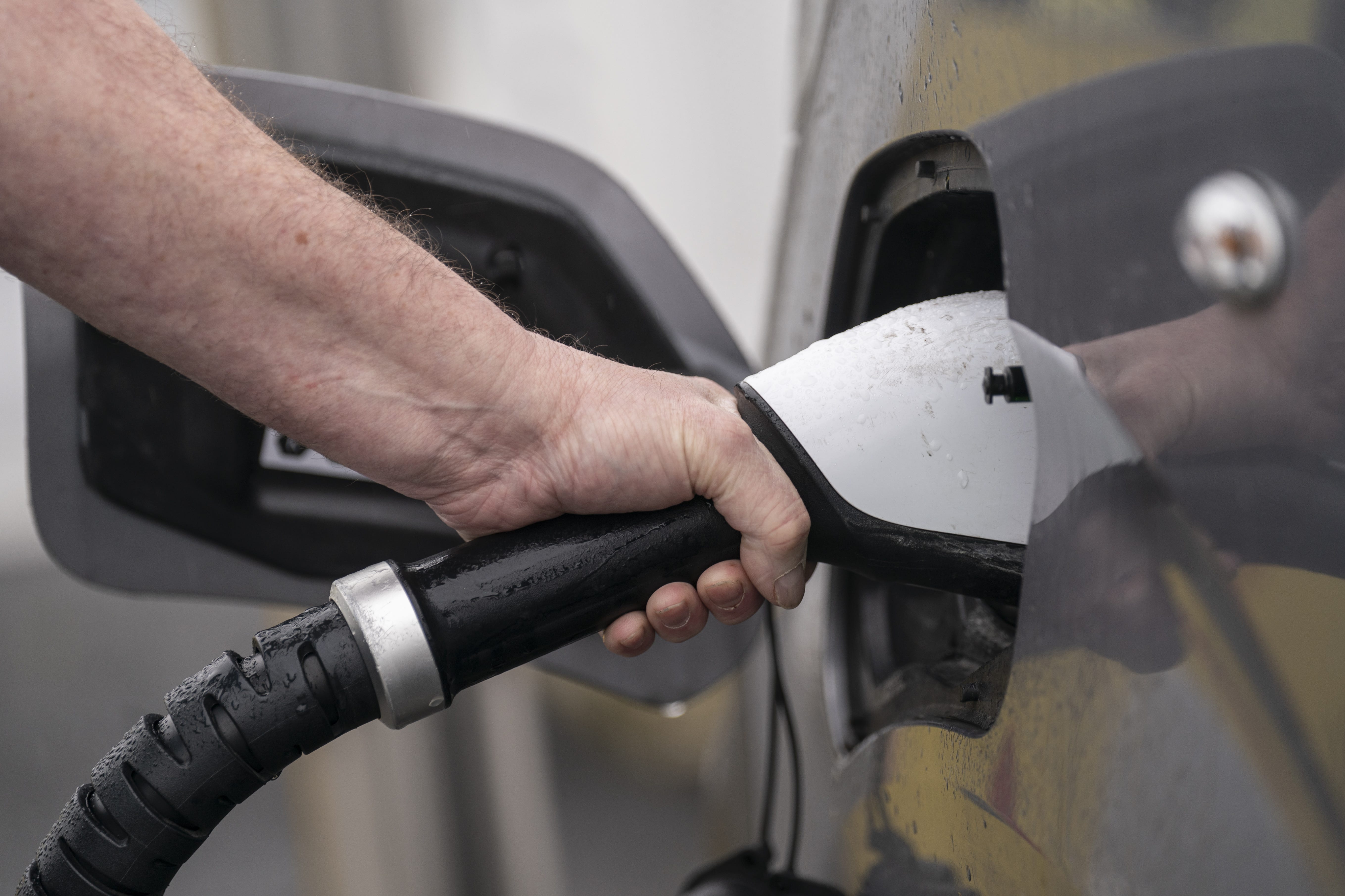 Residents in Haddington can use the charging point for free until May 31 2024 (Danny Lawson/PA)