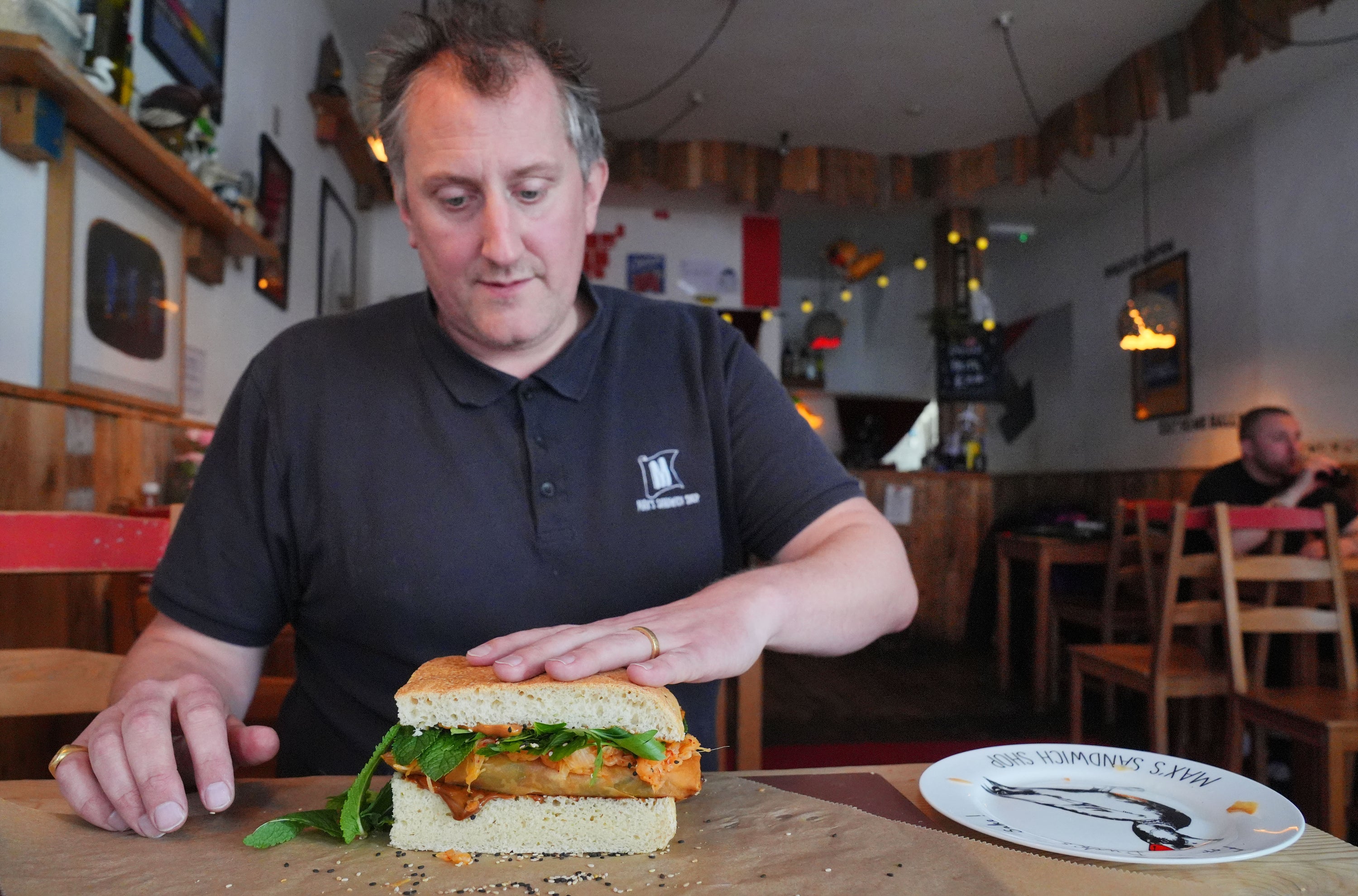 Max Halley and the ‘That’s How We Spring Roll sandwich’