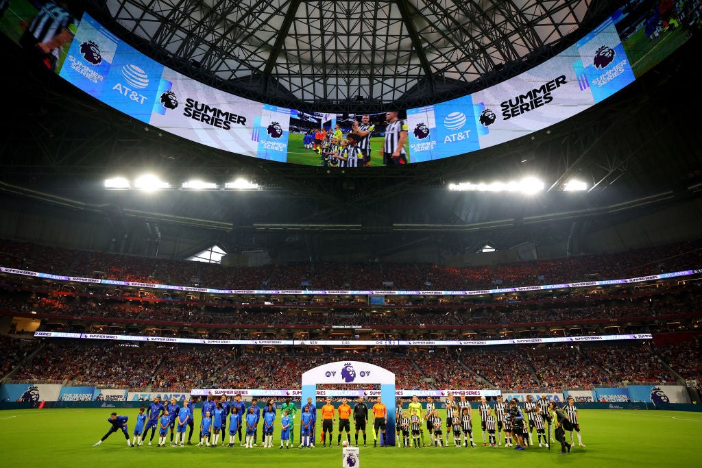 Chelsea and Newcastle were part of the Premier League’s ‘Summer Series’ and played a pre-season friendly in Atlanta last year