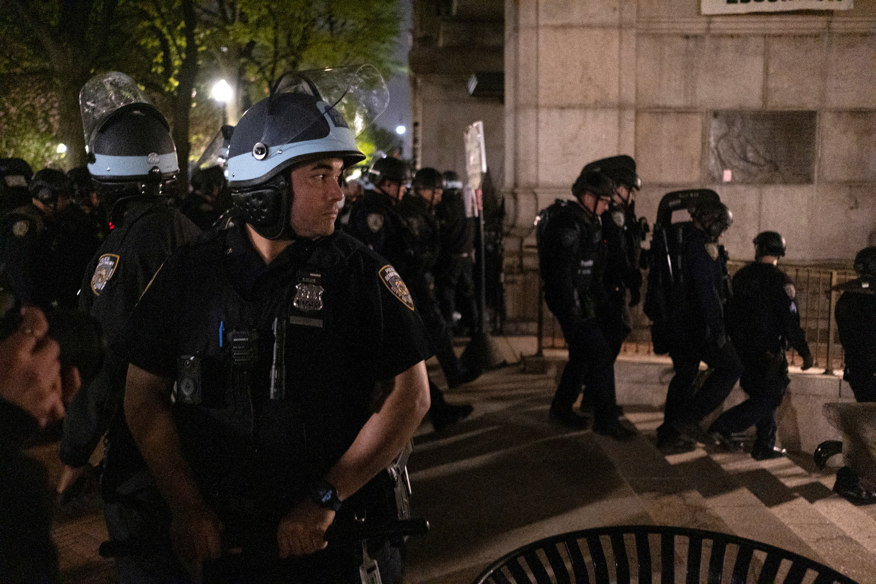 NYPD officers raid pro-Palestinian encampment at Columbia University