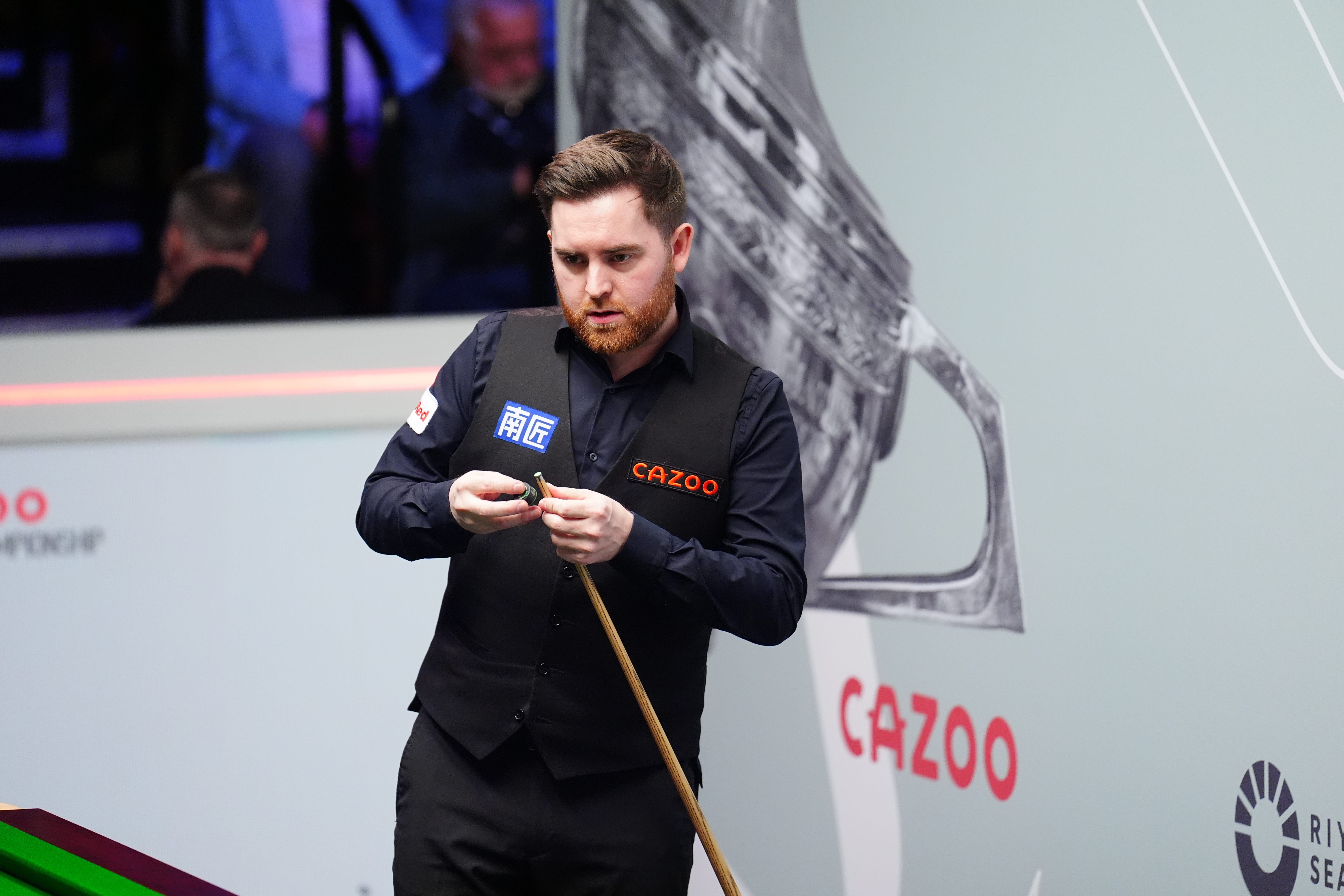 Jak Jones is one of the lowest-ranked players to reach the World Snooker Championship semi-finals (Mike Egerton/PA)