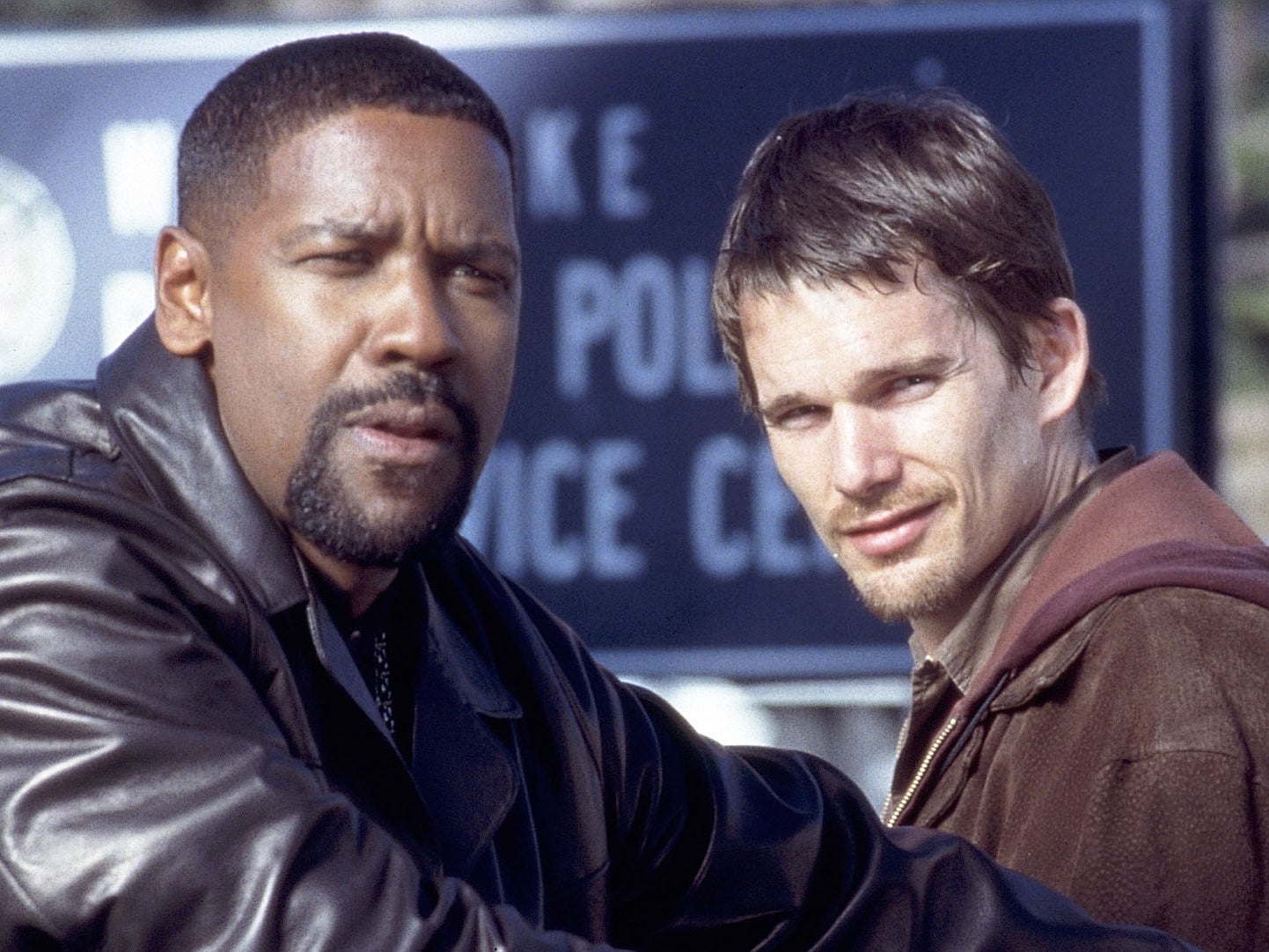 Denzel Washington and Ethan Hawke in ‘Training Day’