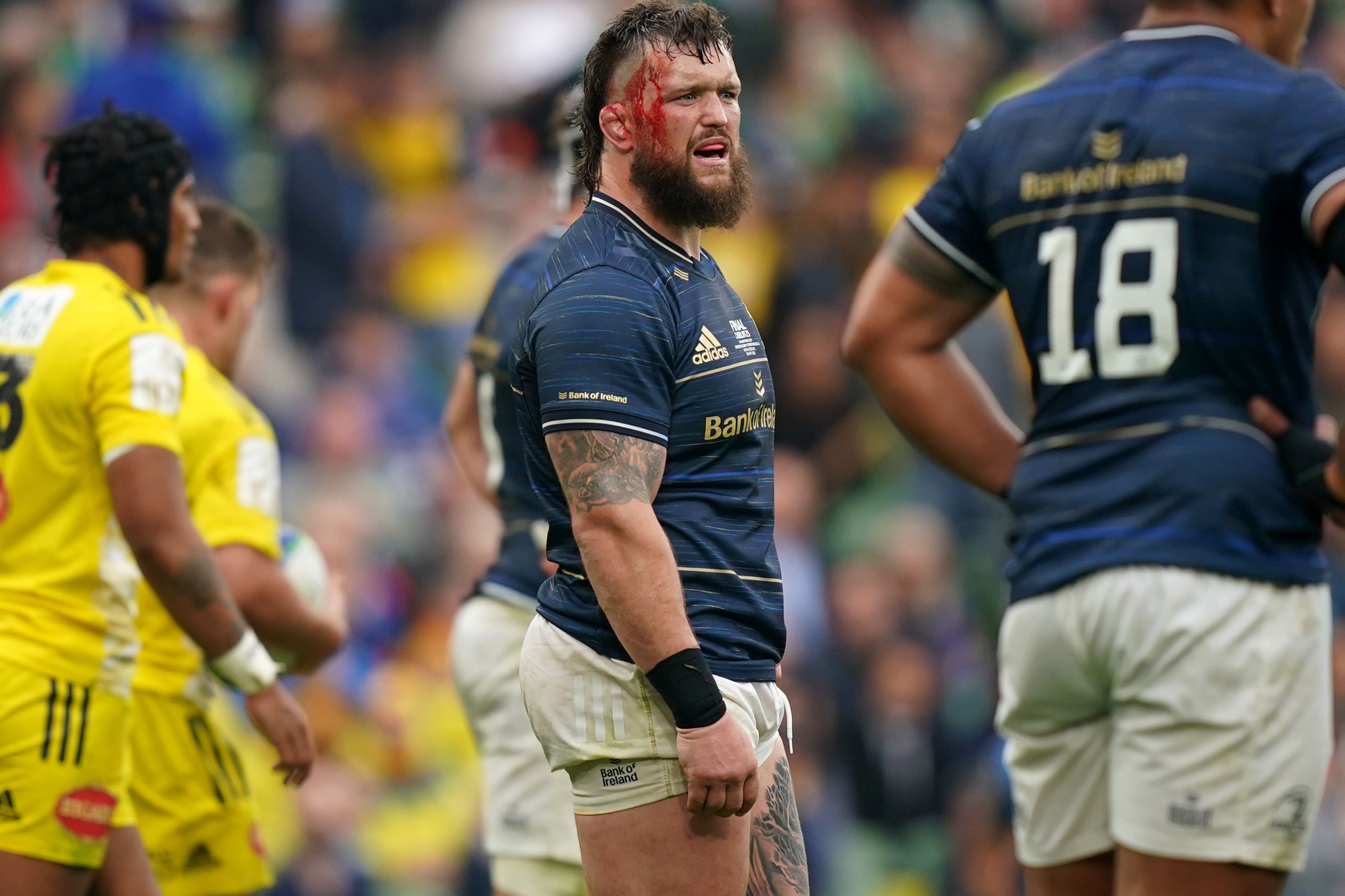 Andrew Porter was part of the Leinster team beaten by La Rochelle in last year’s Champions Cup final (Niall Carson/PA)