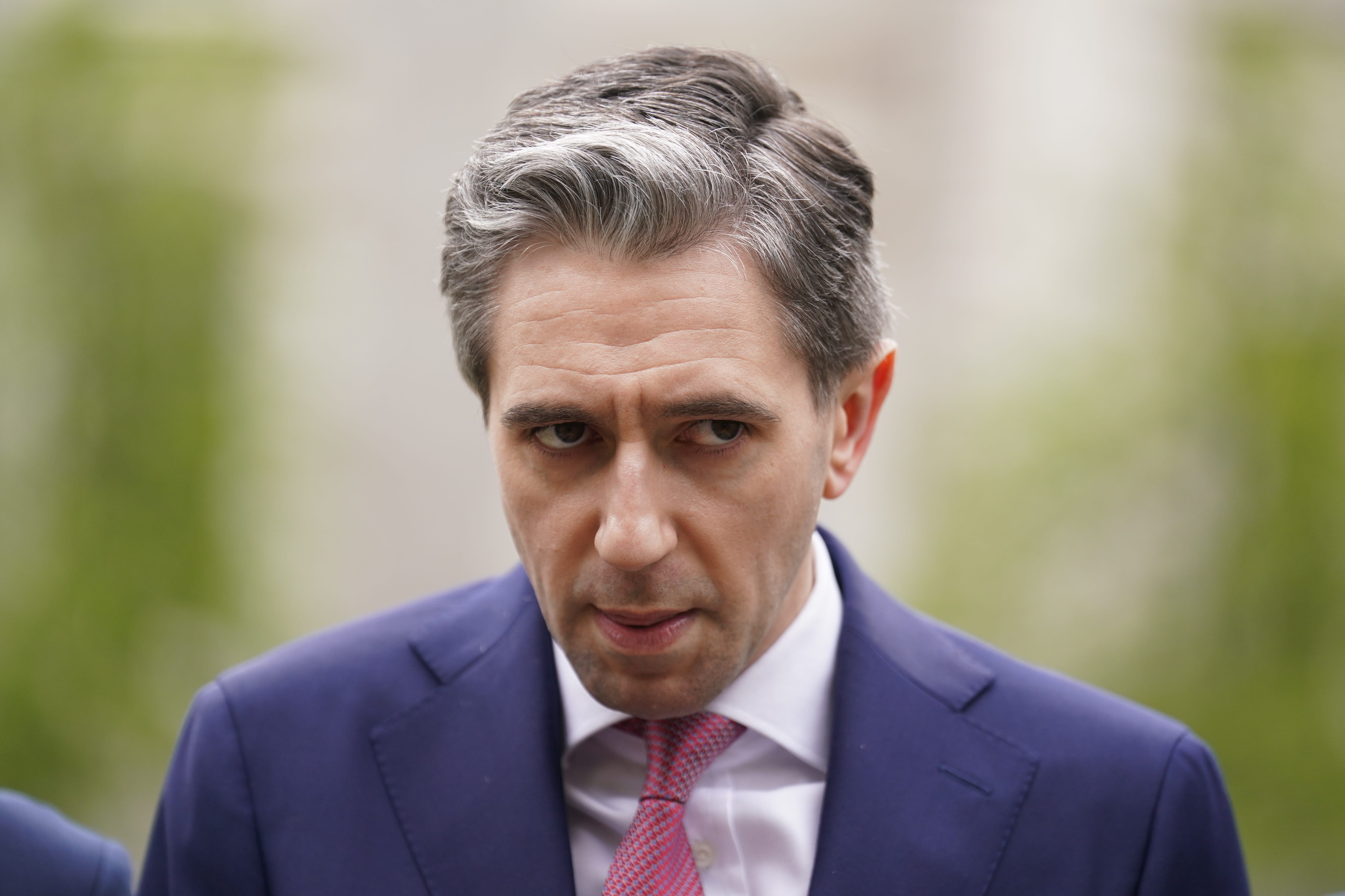 Irish premier Simon Harris said he was not getting involved in British politics (Brian Lawless/PA)