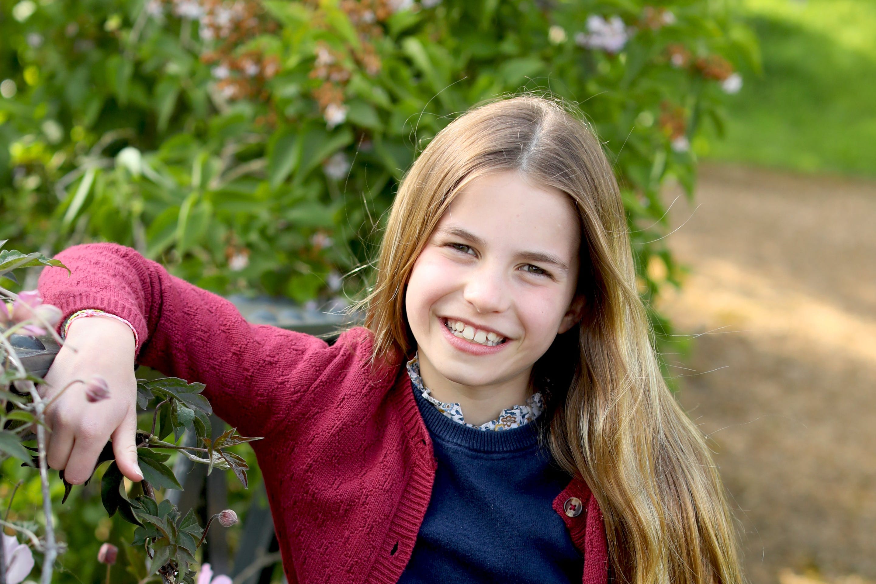 Princess Charlotte, taken by the Princess of Wales to mark her ninth birthday (The Prince and Princess of Wales/Kensington Palace)