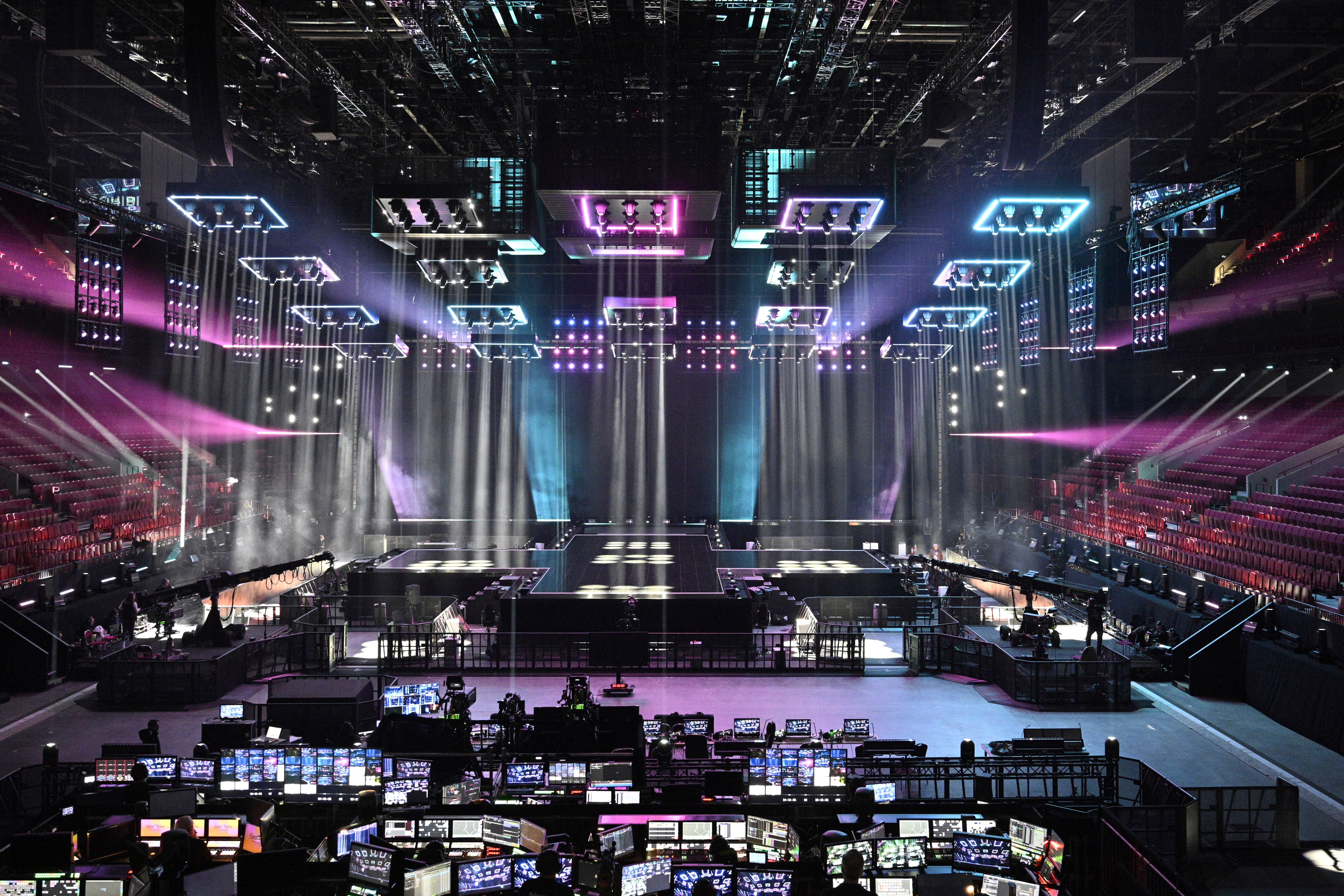 The stage for the 2024 Eurovision Song Contest