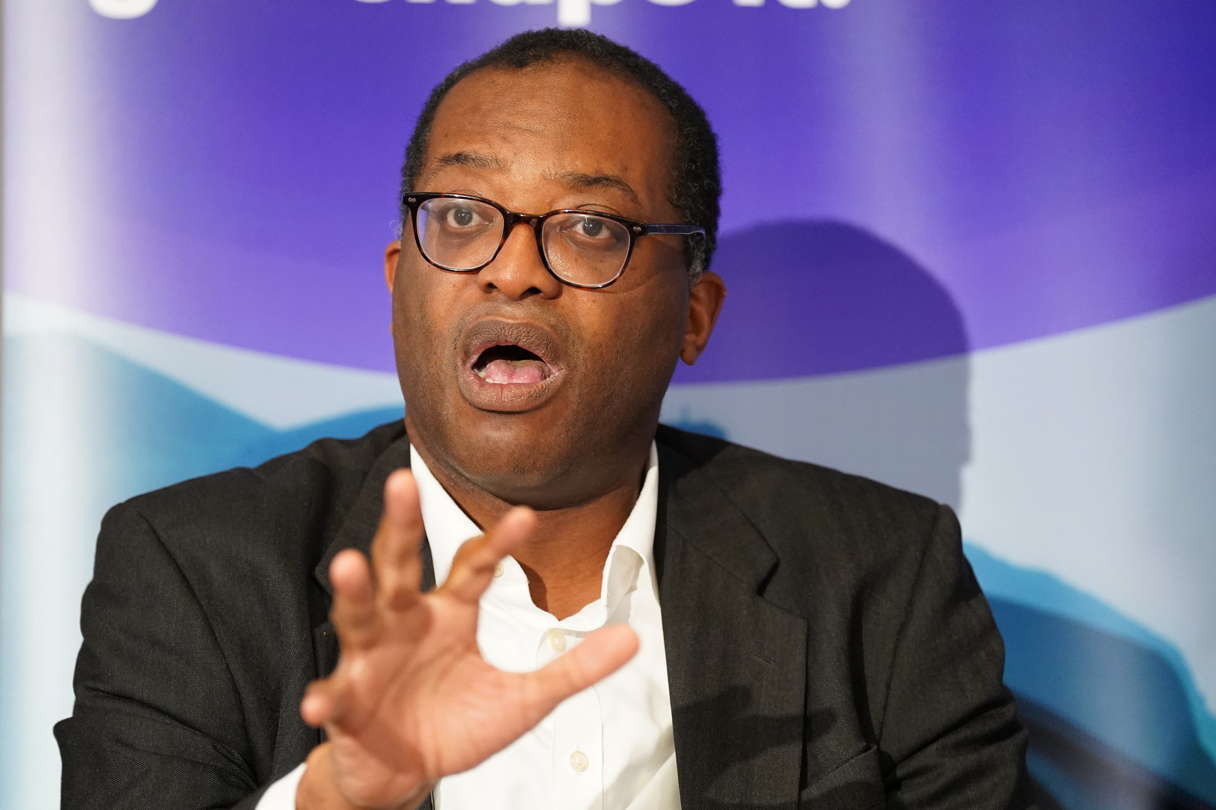 Withdrawing the whip from Lee Anderson only ‘inflamed the situation’, Kwasi Kwarteng has said (PA)