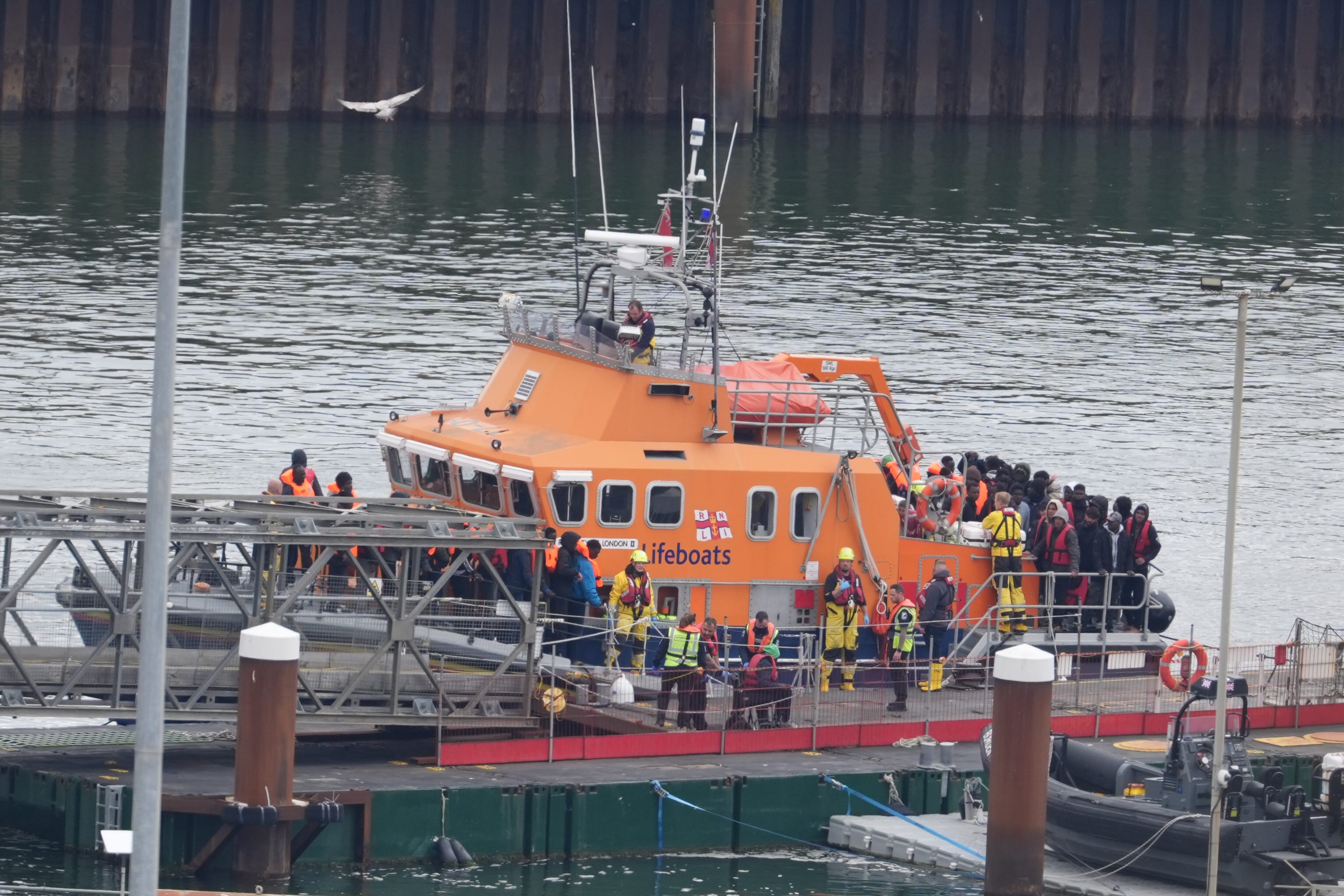 A third man has been charged with an immigration offence after five migrants died off northern France last month while trying to cross the Channel (Gareth Fuller/PA)