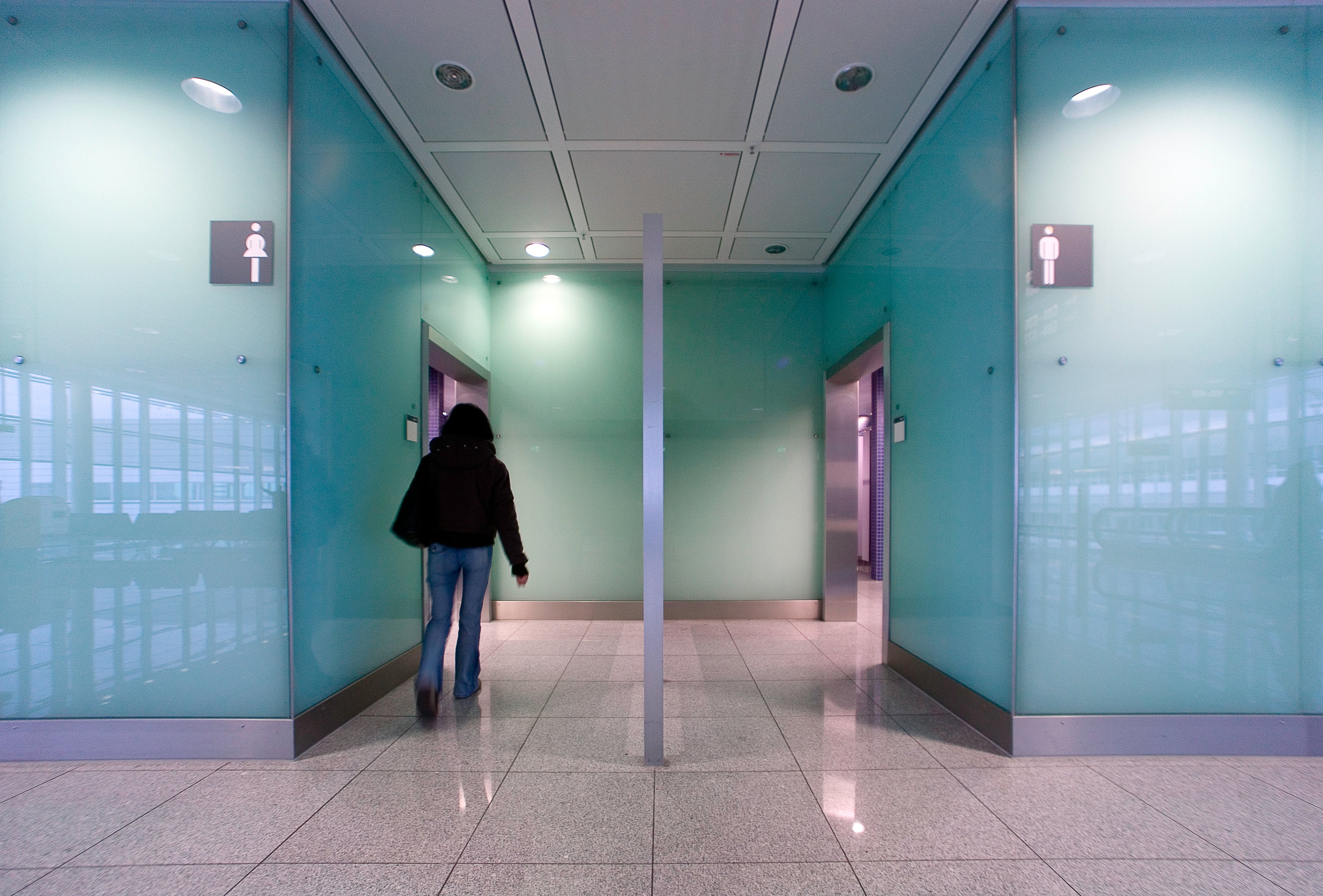 Urine for a treat: a modern public toilet